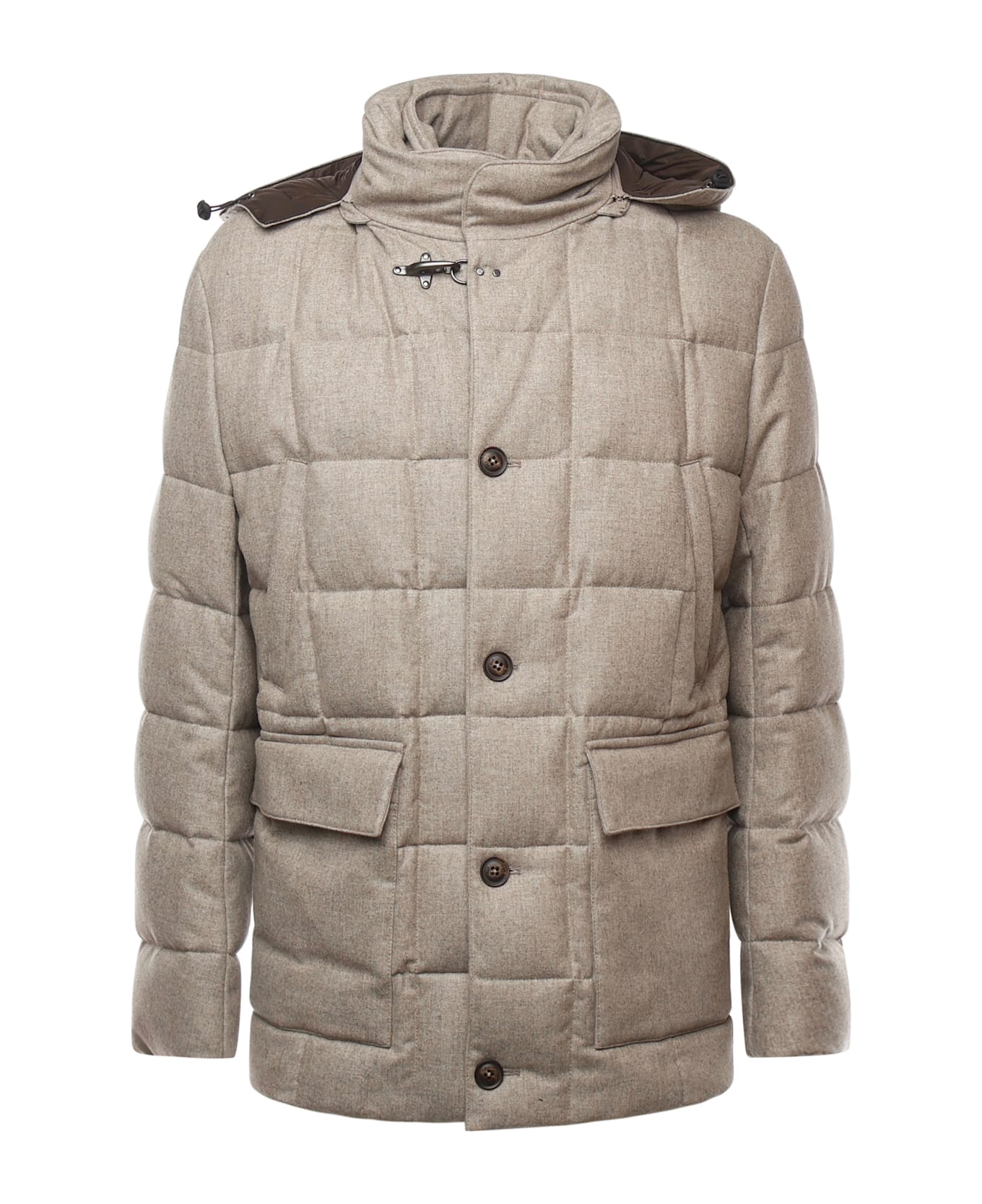 Fay Wool Down Jacket - Beige