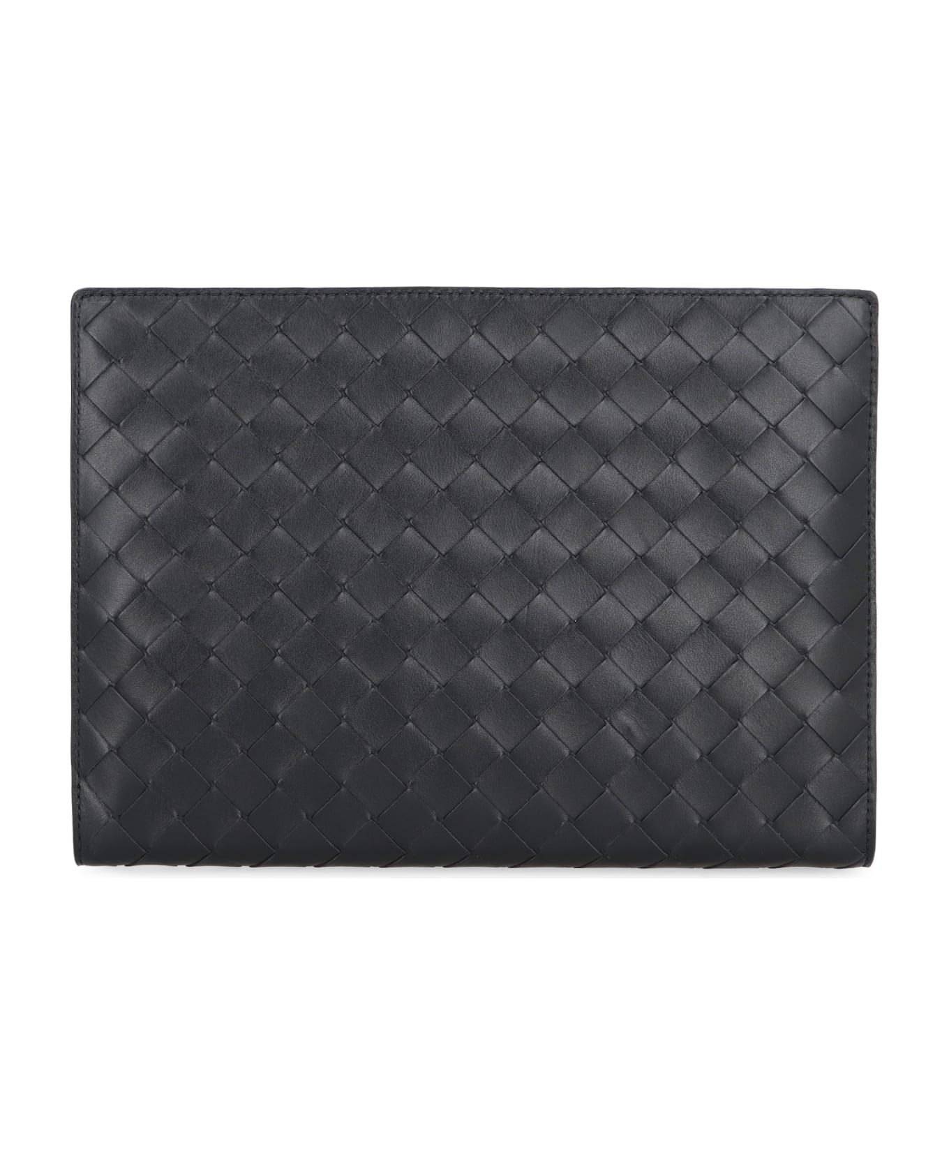 Bottega Veneta Intrecciato Vn Document Case - black