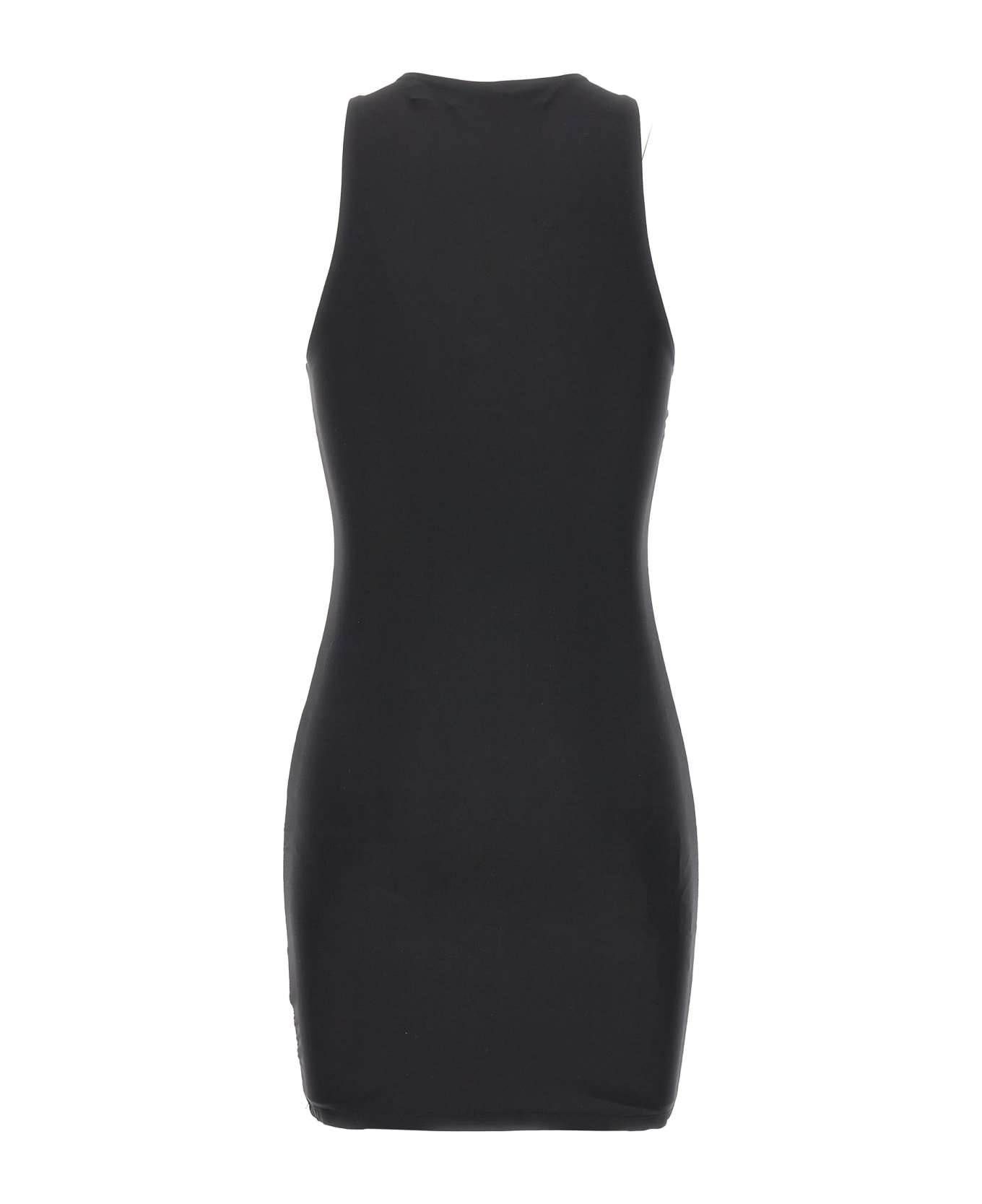 Rotate by Birger Christensen Logo Mini Dress - Black  