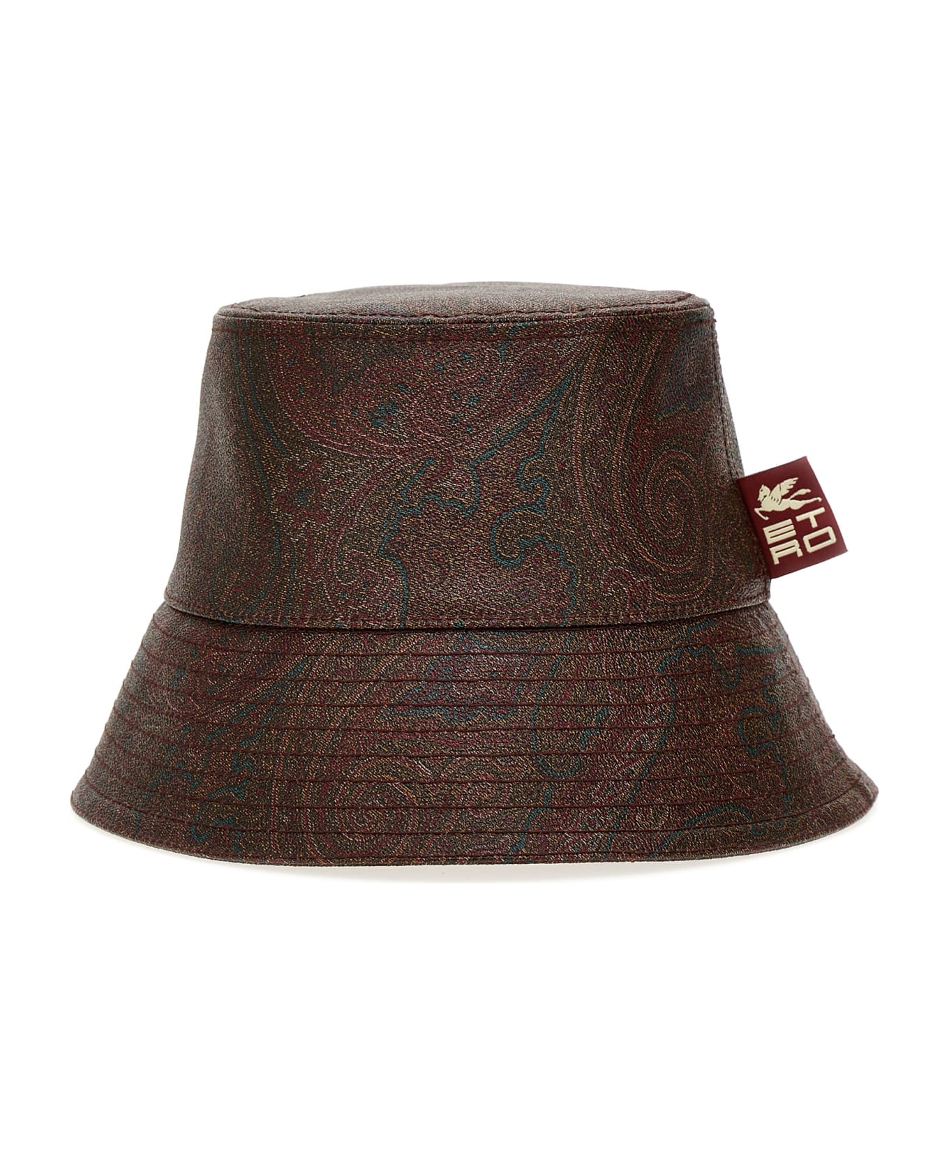Etro Paisley Bucket Hat - Bordeaux