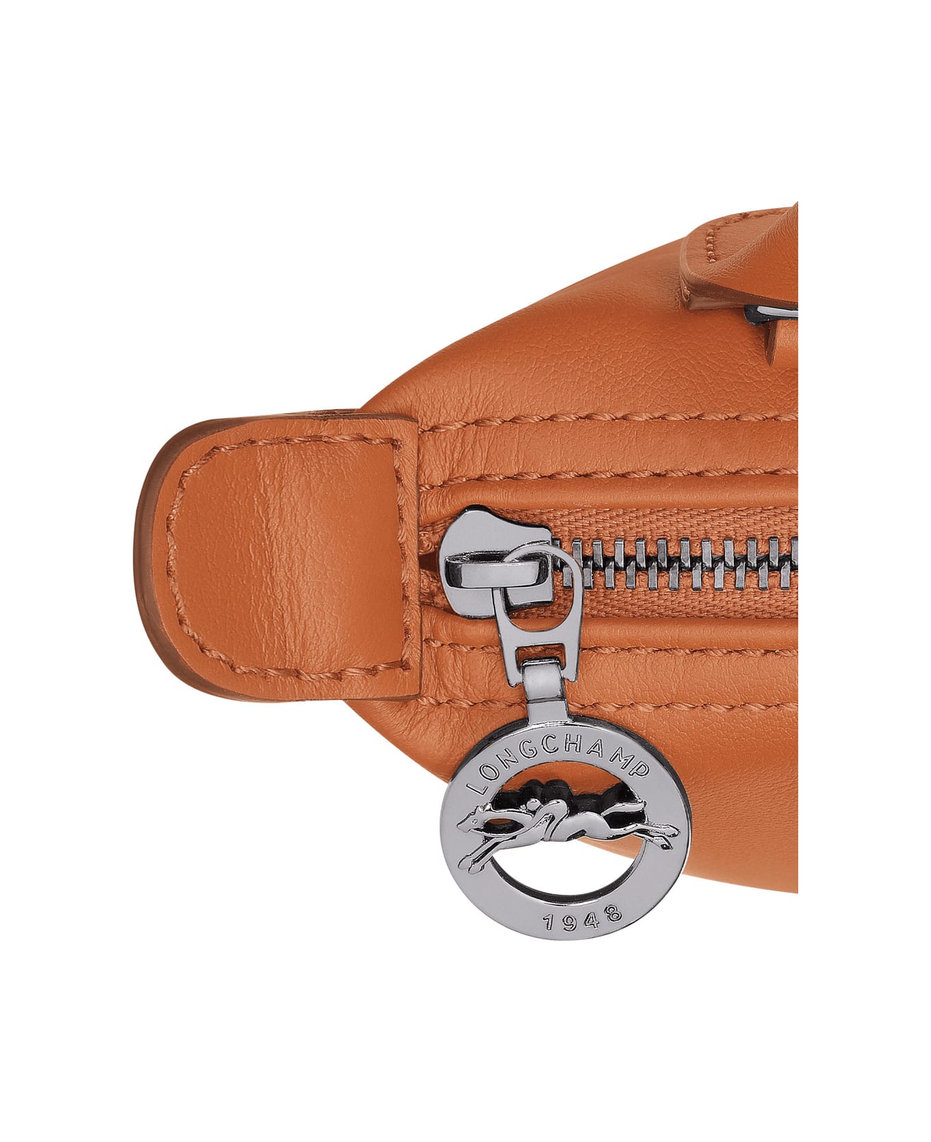 Longchamp 'le Pilage Xtra' Brown Medium Shoulder Strap With Removable Shoulder Strap And Embossed Lgoo On The Front In Leather Woman - Brown