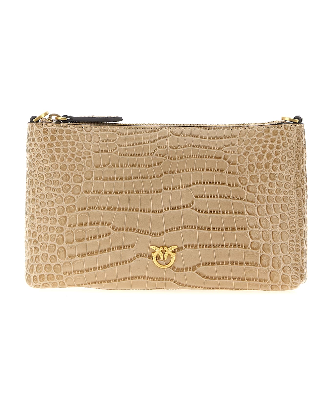 Pinko 
flat Horizontal
 Mini Crossbody Bag - Beige