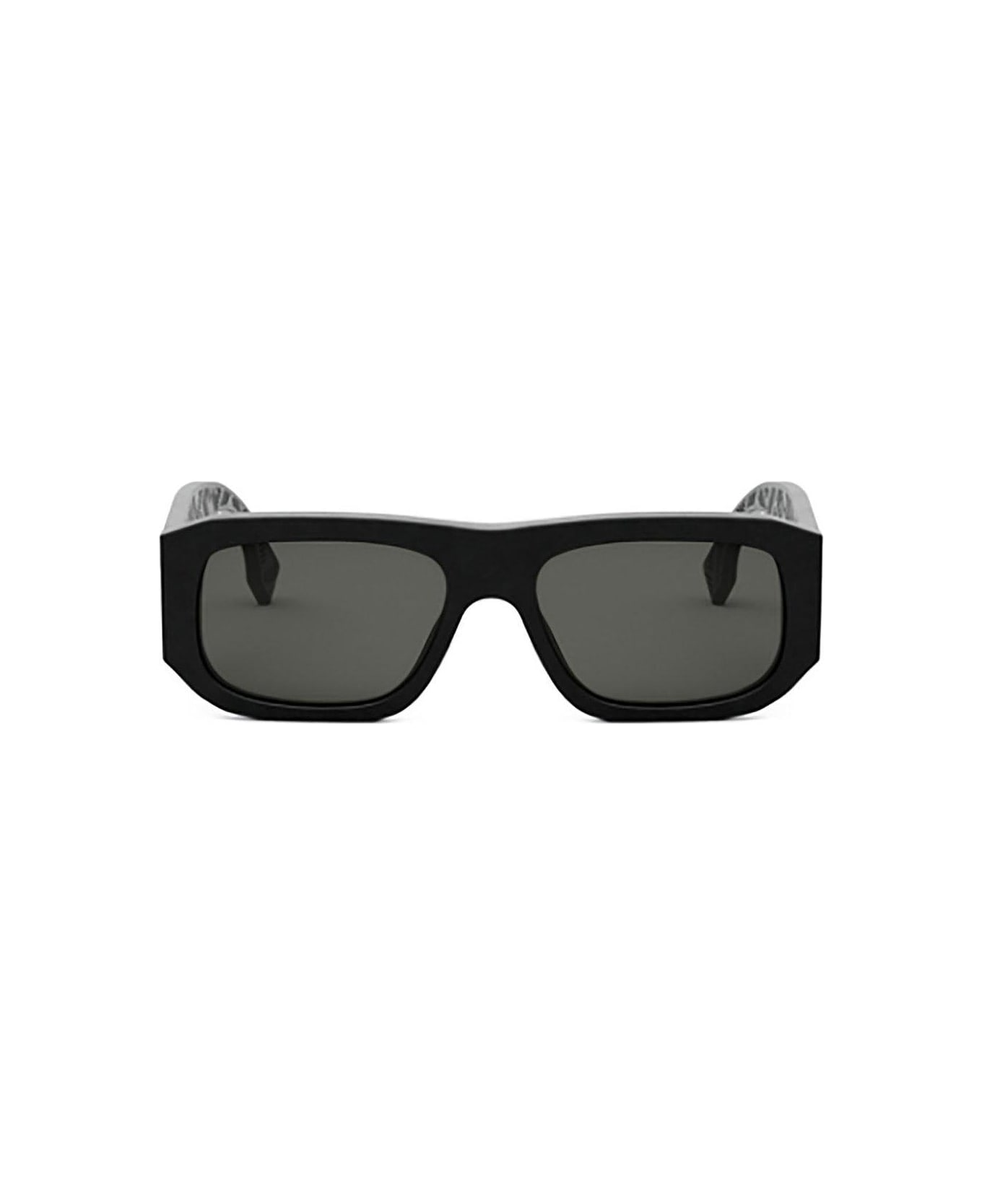 Fendi Eyewear Rectangle Frame Sunglasses - 02a