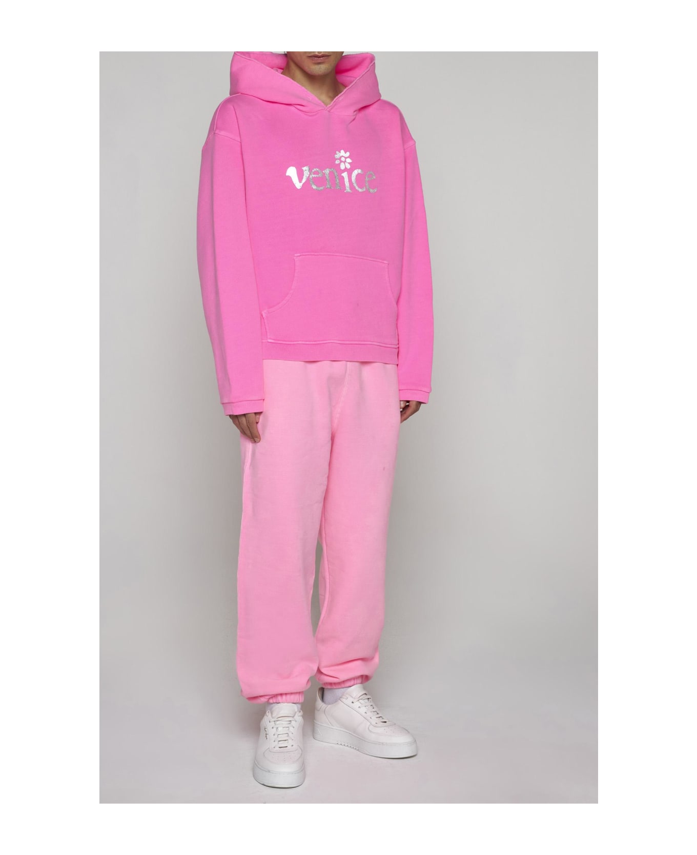ERL Venice Cotton Hoodie - Pink フリース