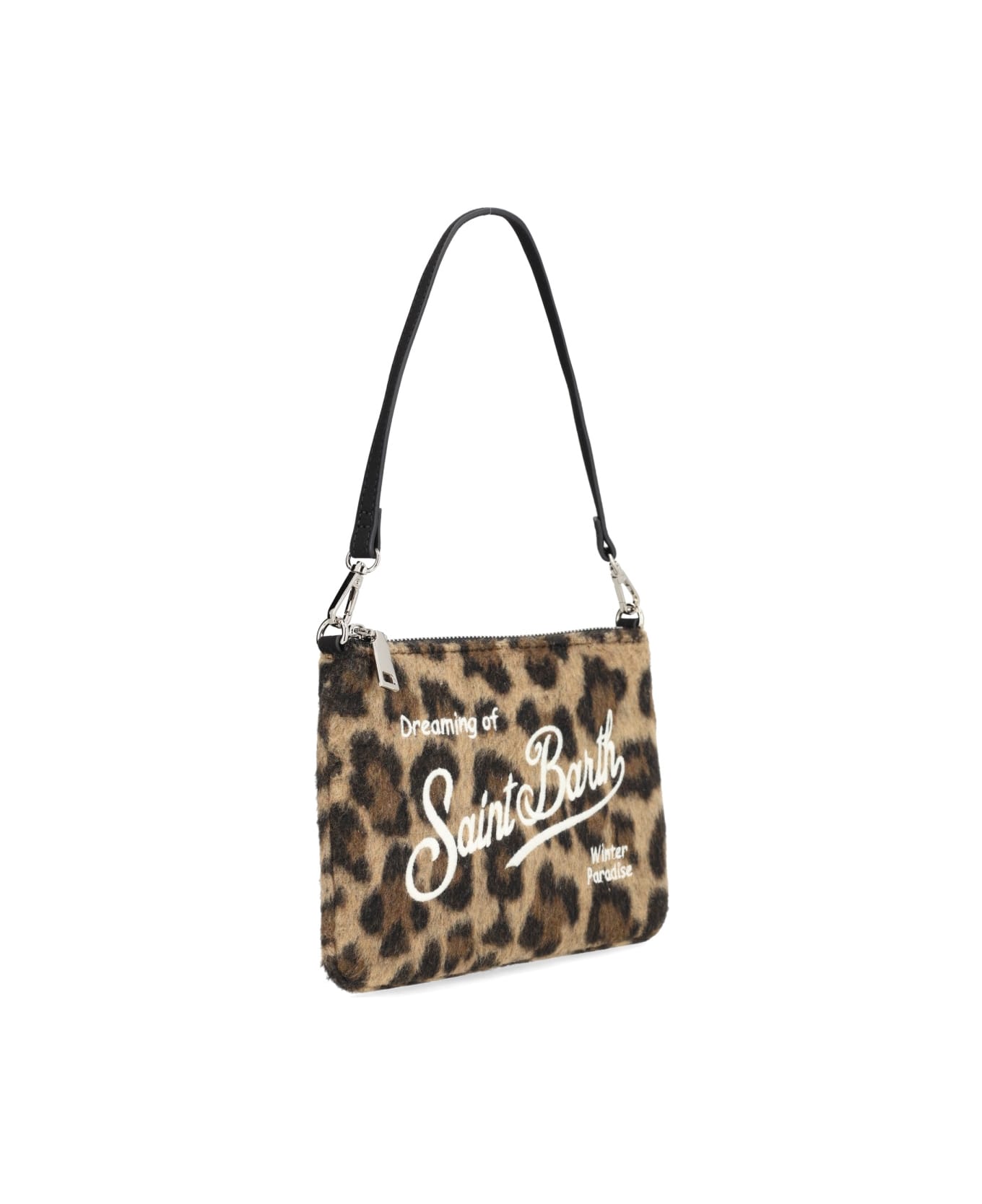 MC2 Saint Barth "parisienne Mini Felt" Bag - ANIMALIER
