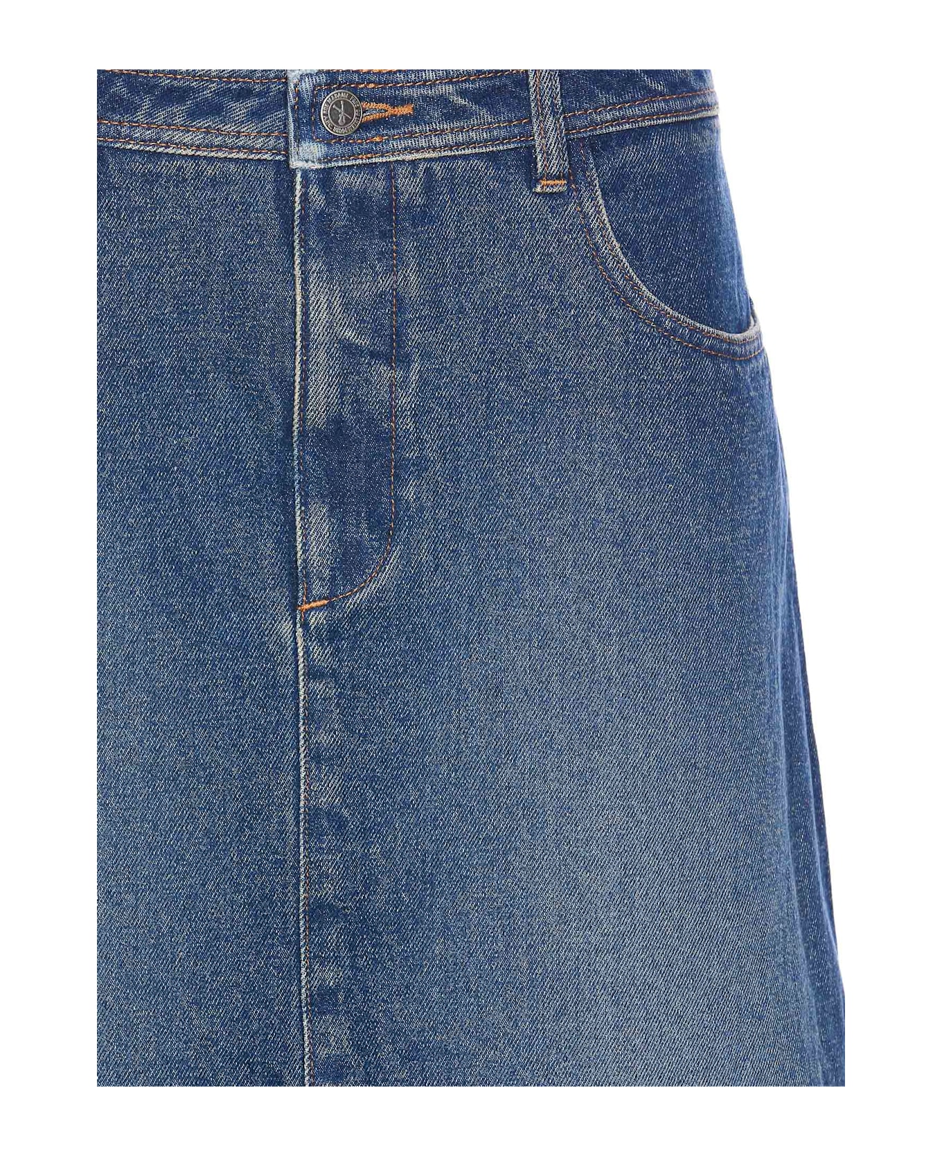 A.P.C. Jupe Georgia Denim Skirt - Blue