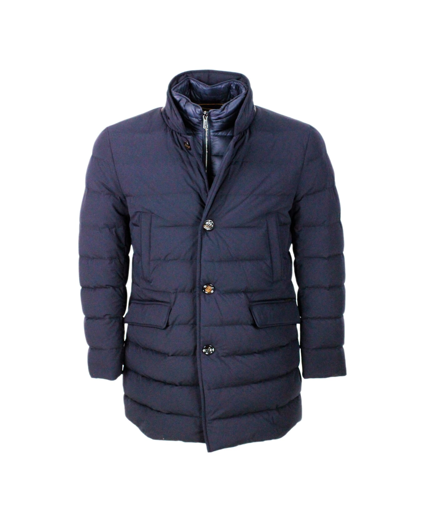 Moorer Coat - Dark blu