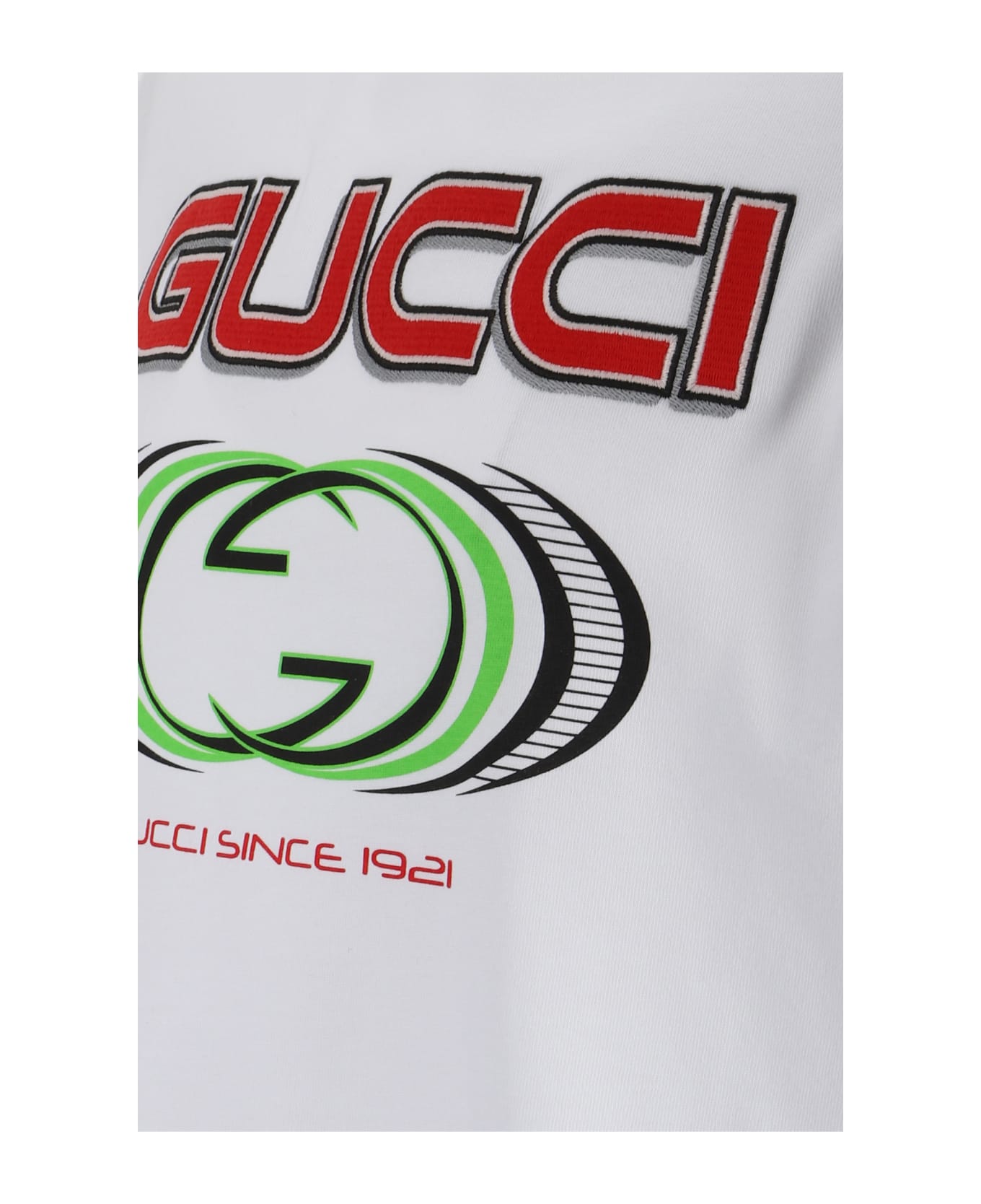 Gucci Long Sleeve Jersey - White/mc