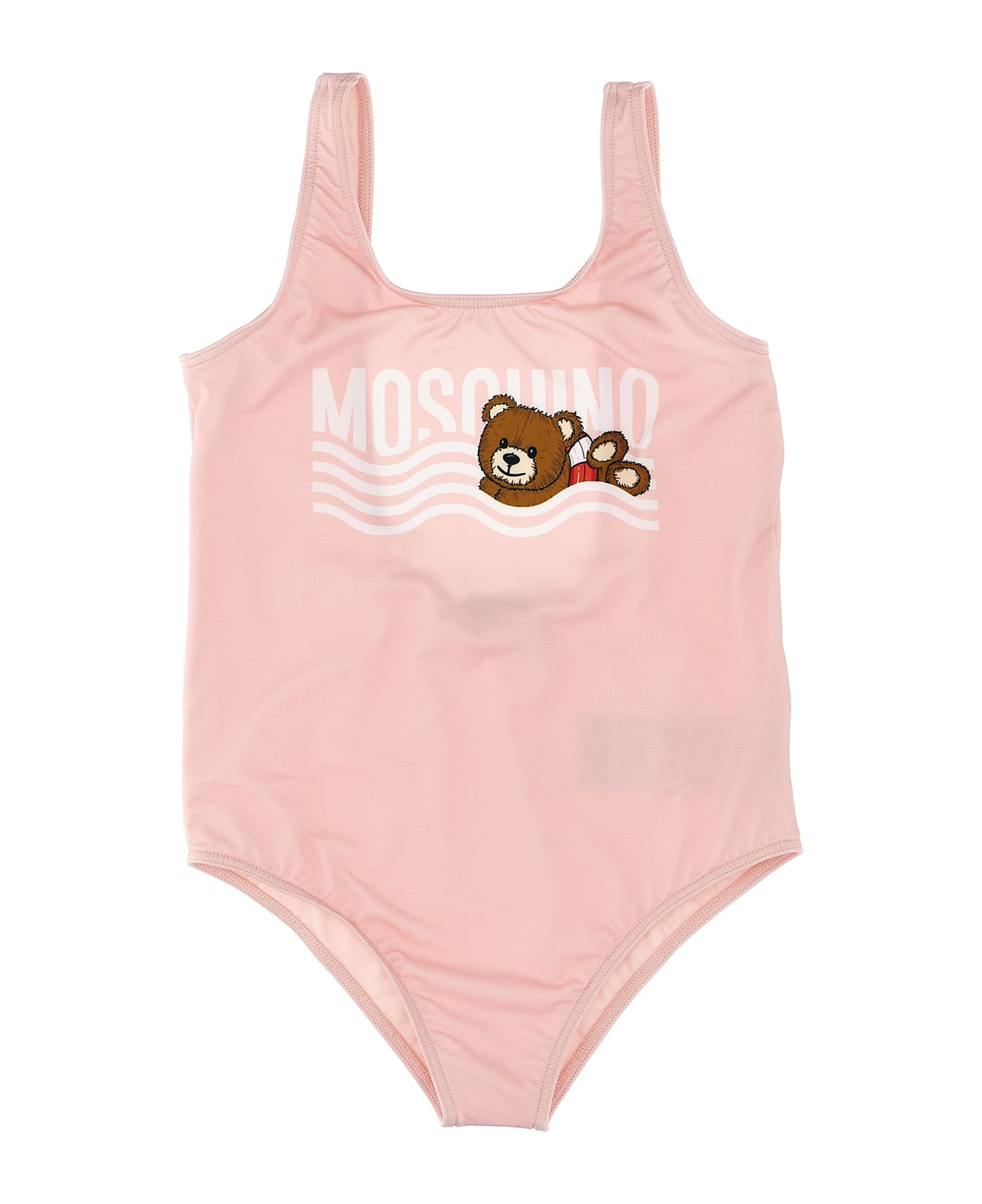 Moschino 'teddy' One-piece Swimsuit - Pink