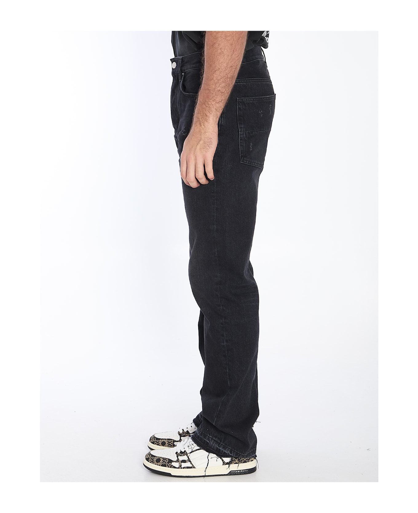 AMIRI Released Hem Jeans - BLACK