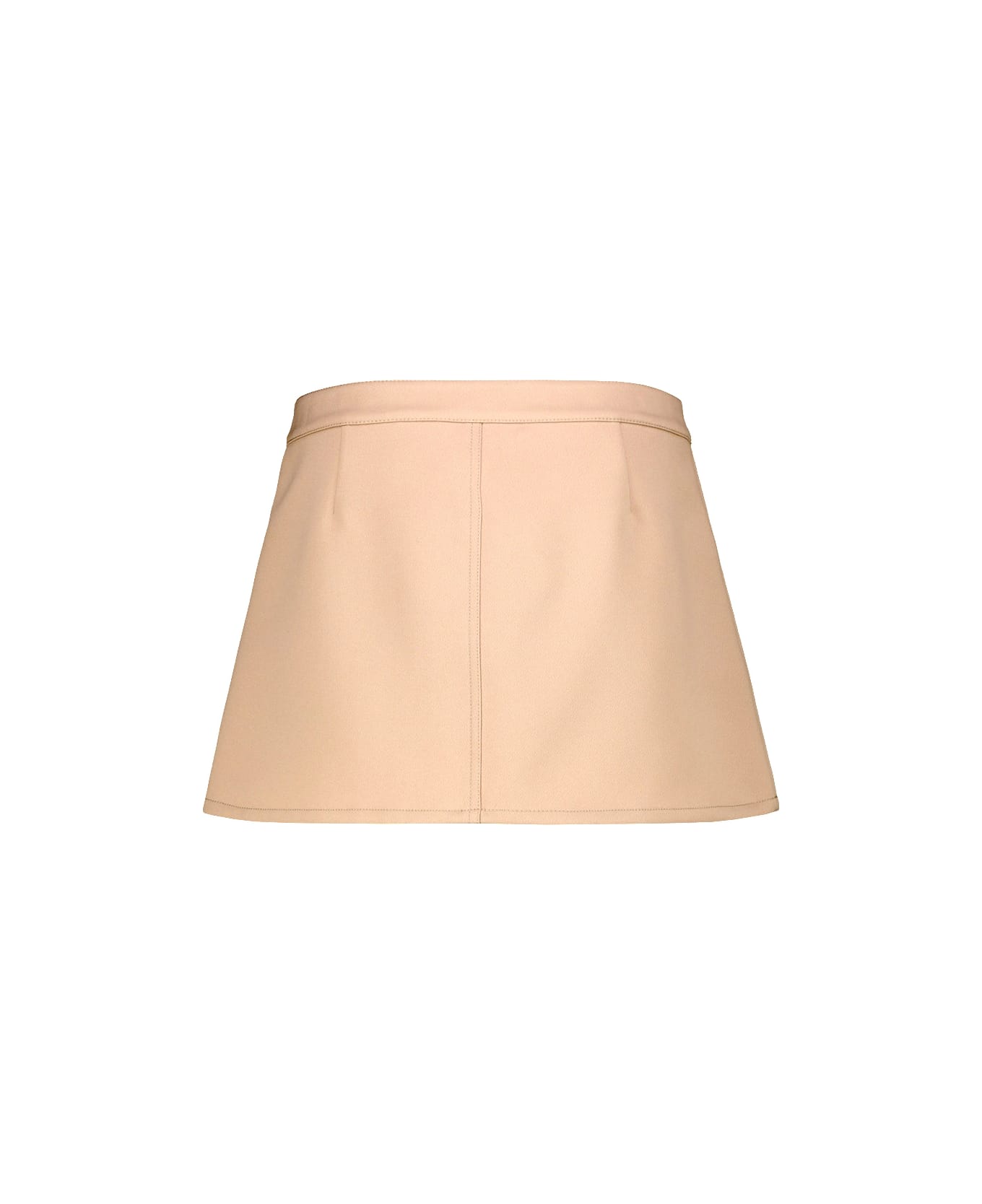 Courrèges Mini-skirt 2-pockets Twill - Sand