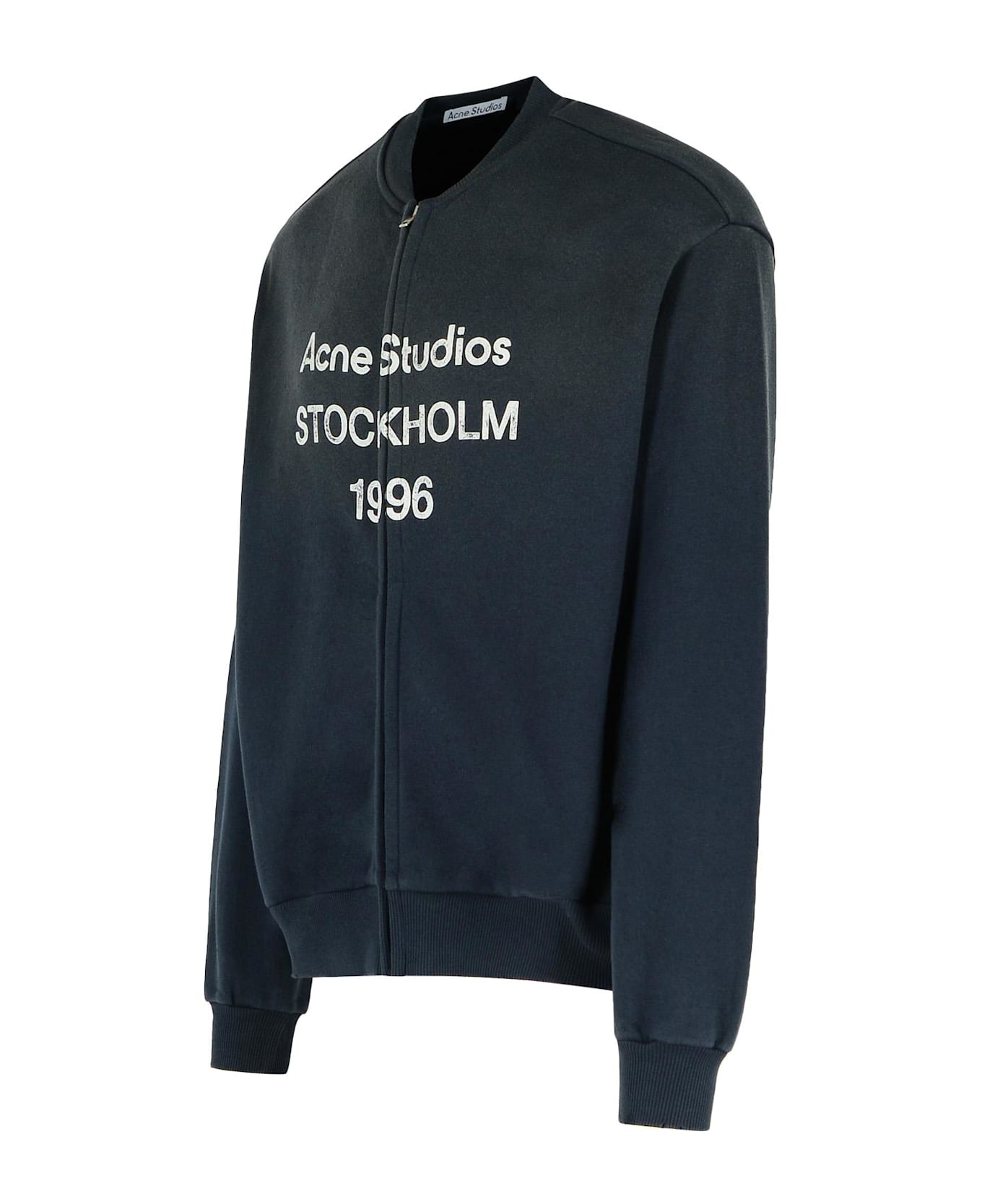 Acne Studios Black Cotton Blend Sweatshirt - BLACK