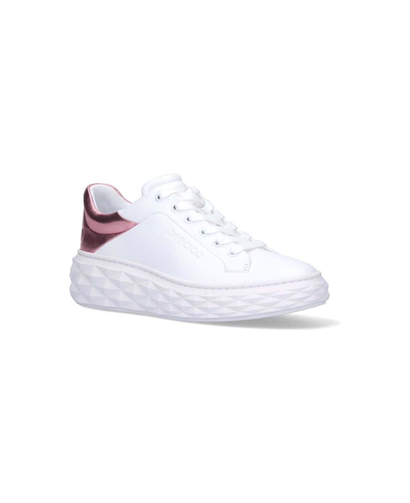 Jimmy Choo 'diamond Maxi' Sneakers - White