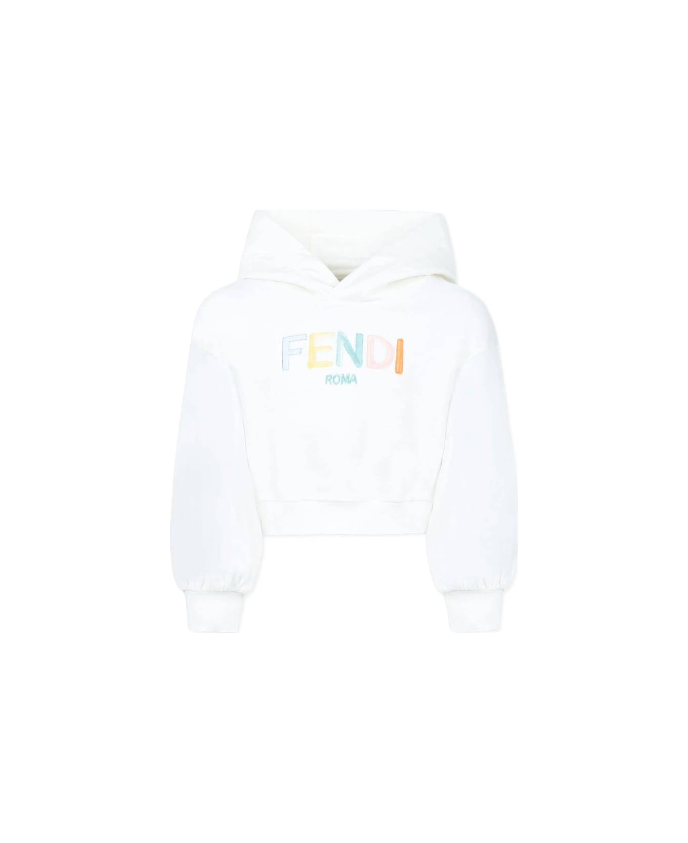 Fendi Sweatshirt - WHITE