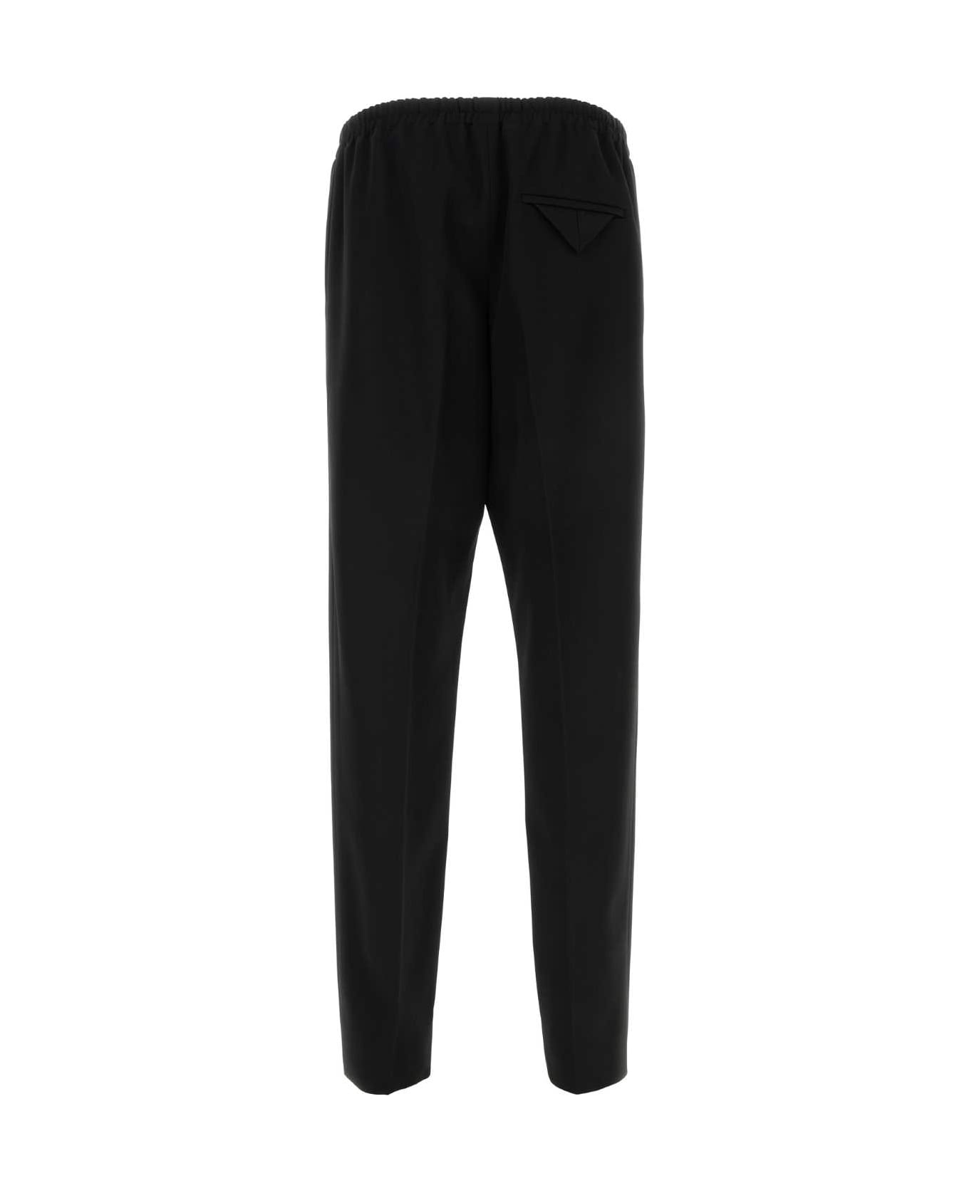 Bottega Veneta Black Wool Pant - Black