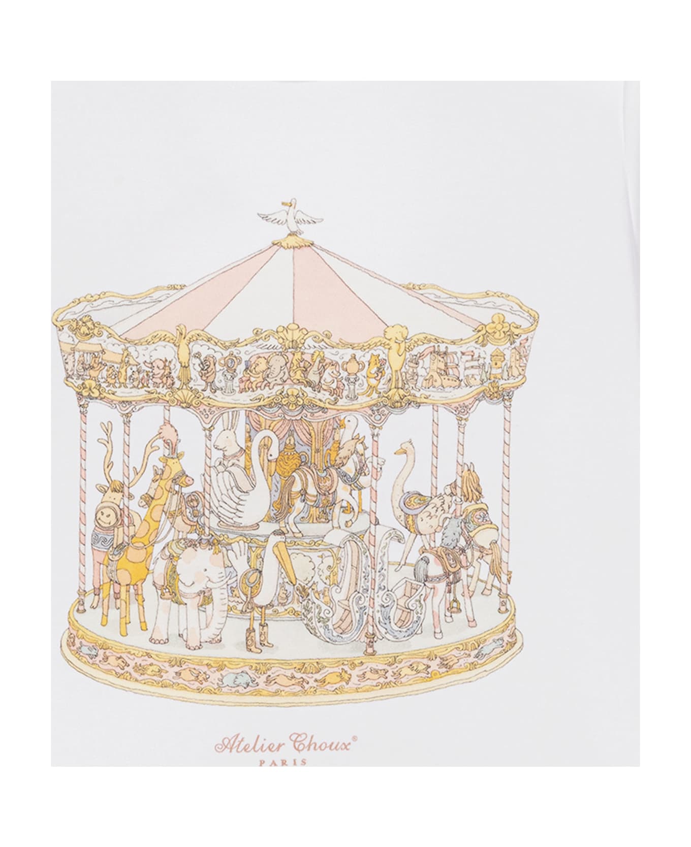 Atelier Choux Carousel T-shirt - White