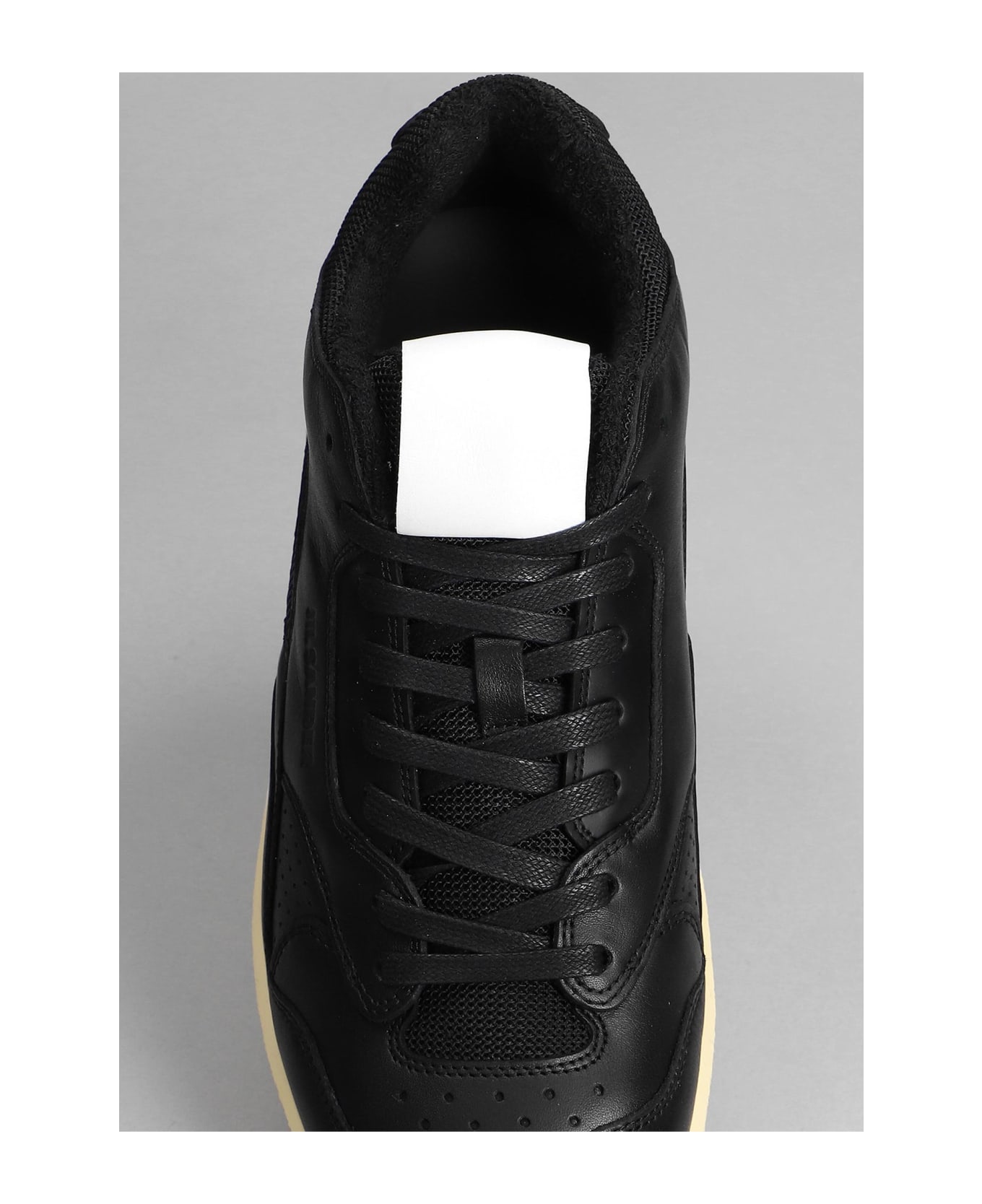 Jil Sander Sneakers In Black Leather - black