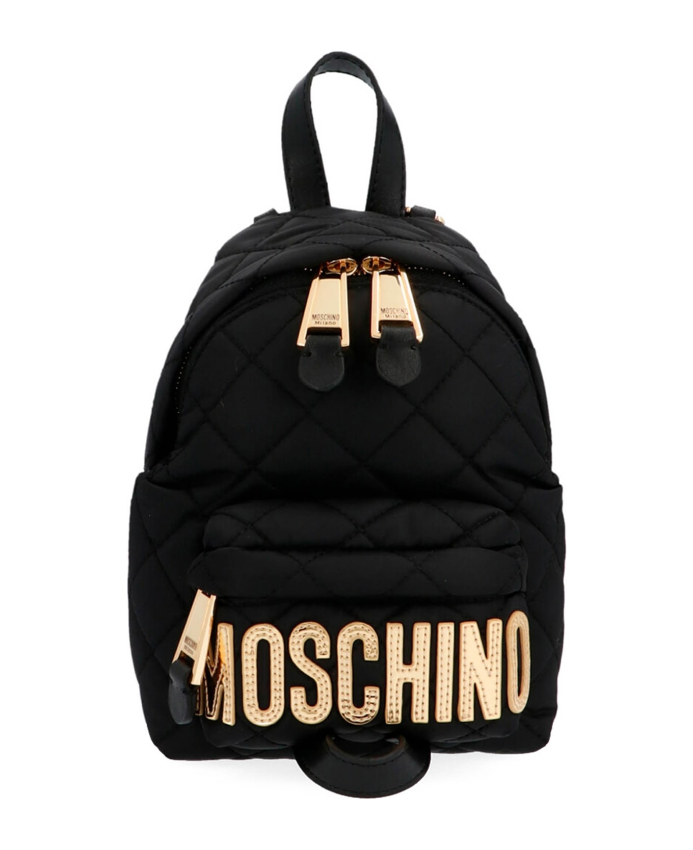 Moschino Logo Backpack - Black   バックパック
