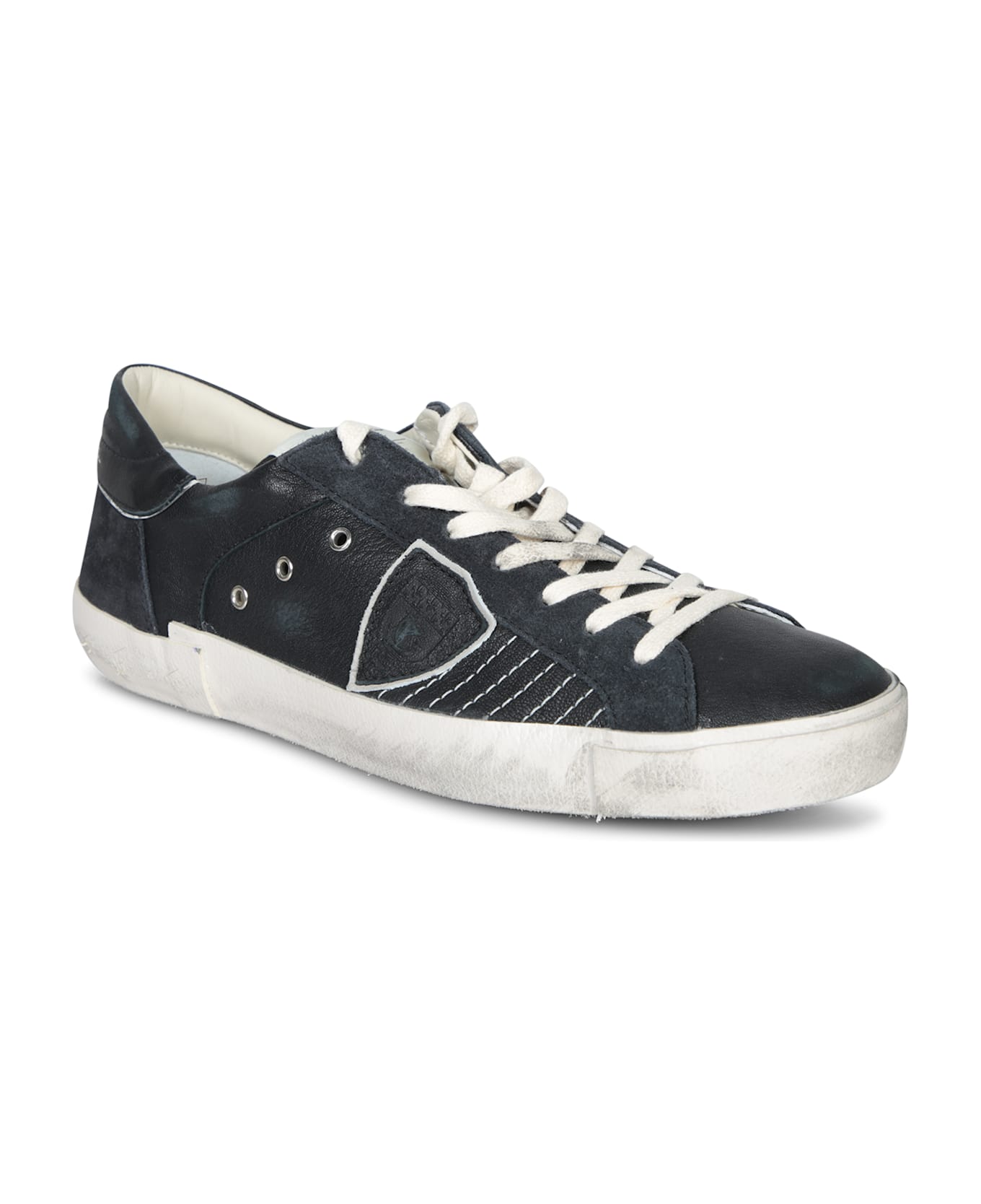 Philippe Model Prsx Low Black Sneakers - Black
