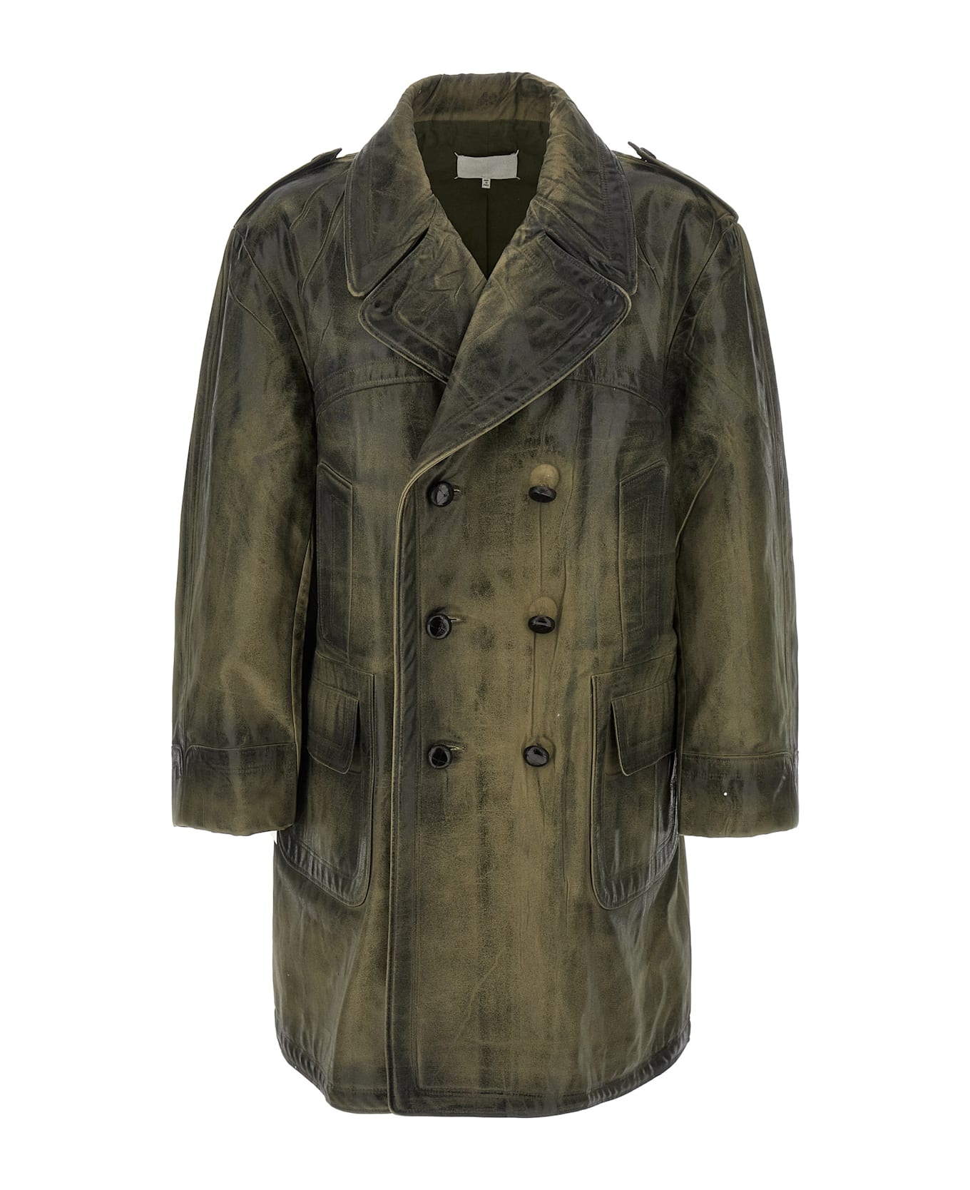 Maison Margiela Caban Coat - Green