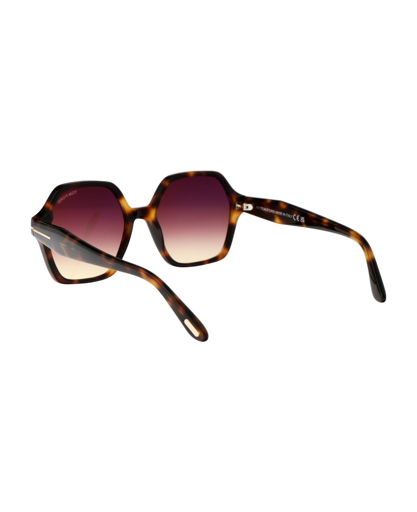 Tom Ford Eyewear Romy Sunglasses - 53Z Avana Bionda /  Specchiato