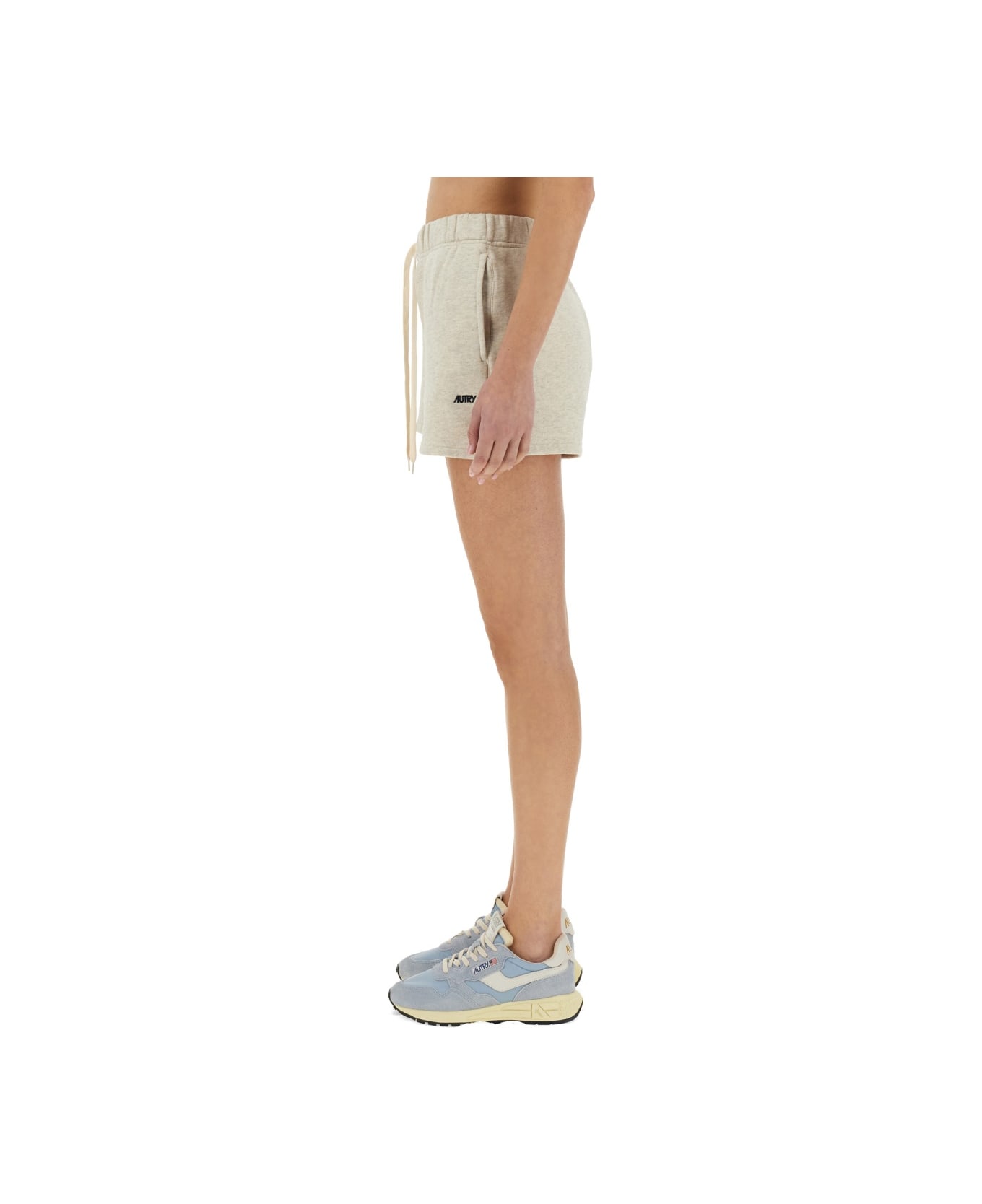 Autry Sweatshirt Shorts - LATTE