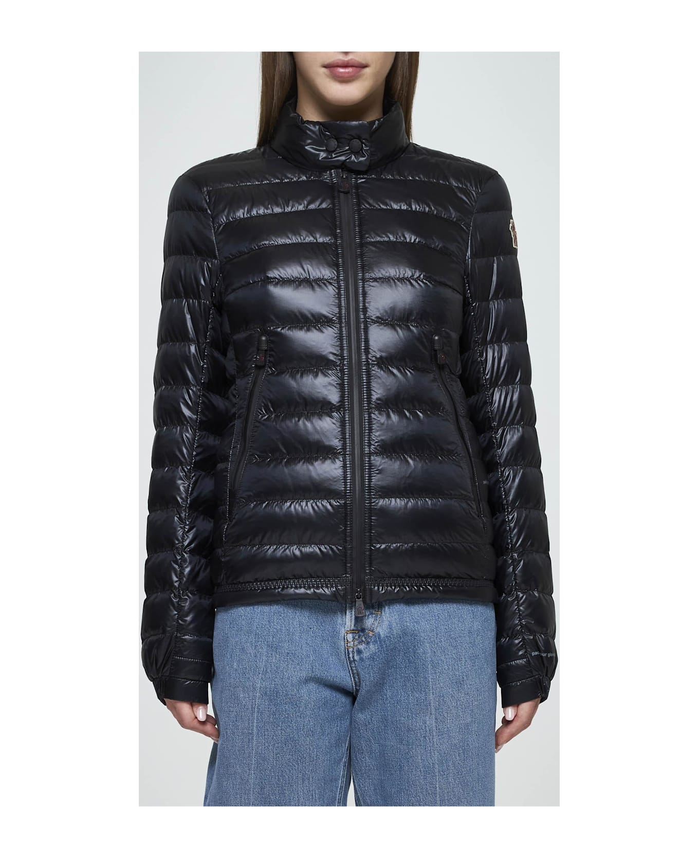 Moncler Walibi Quilted Nylon Down Jacket - Nero
