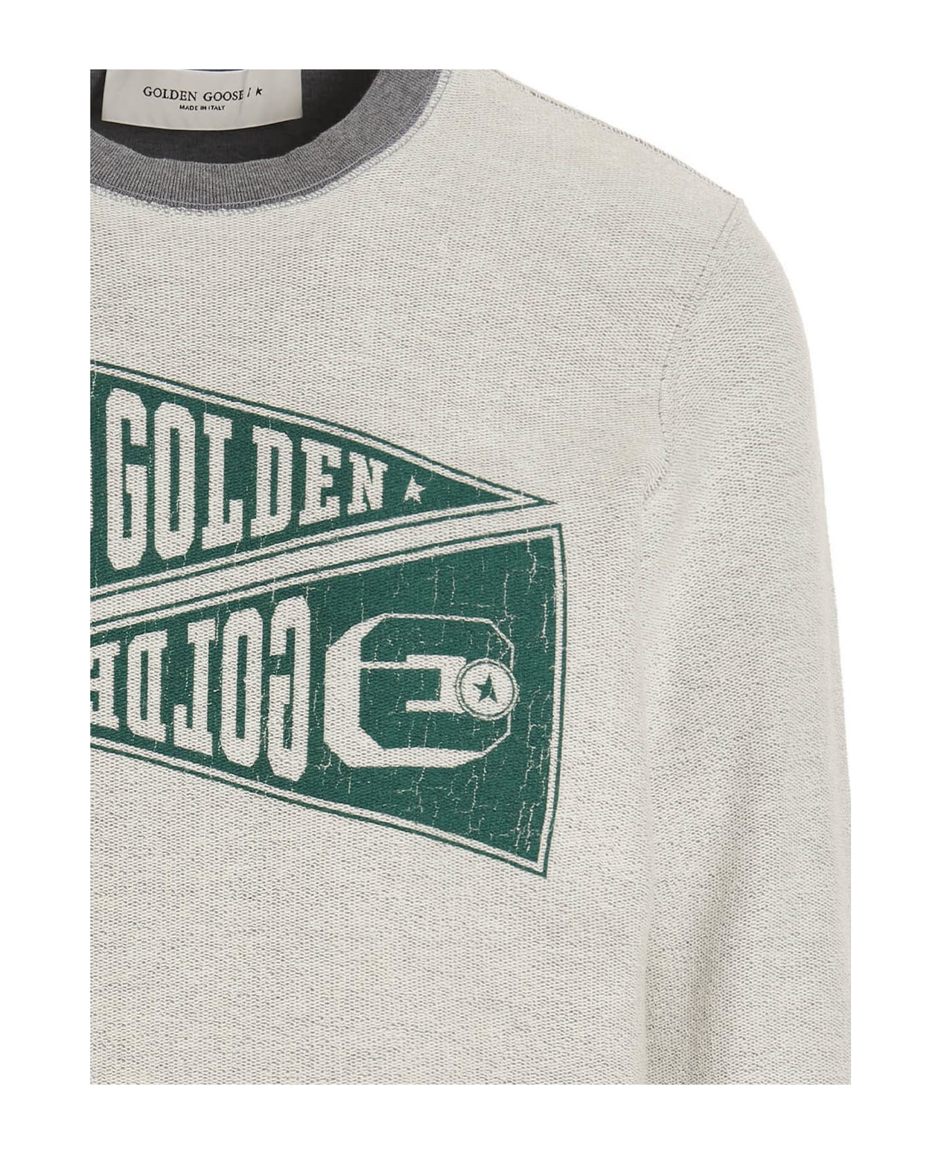 Golden Goose 'bandiera  Sweatshirt - Gray