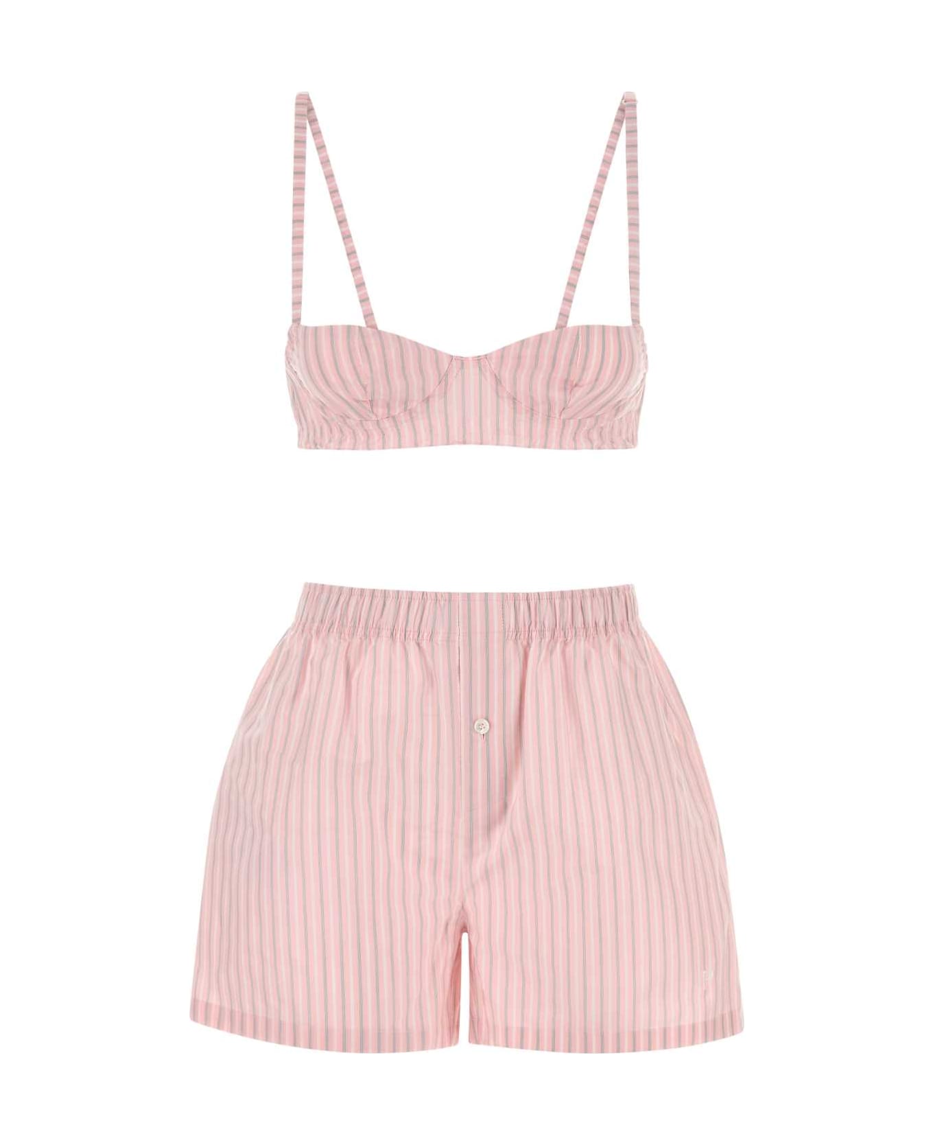 Philosophy di Lorenzo Serafini Embroidered Poplin Set - FANTASIAROSA