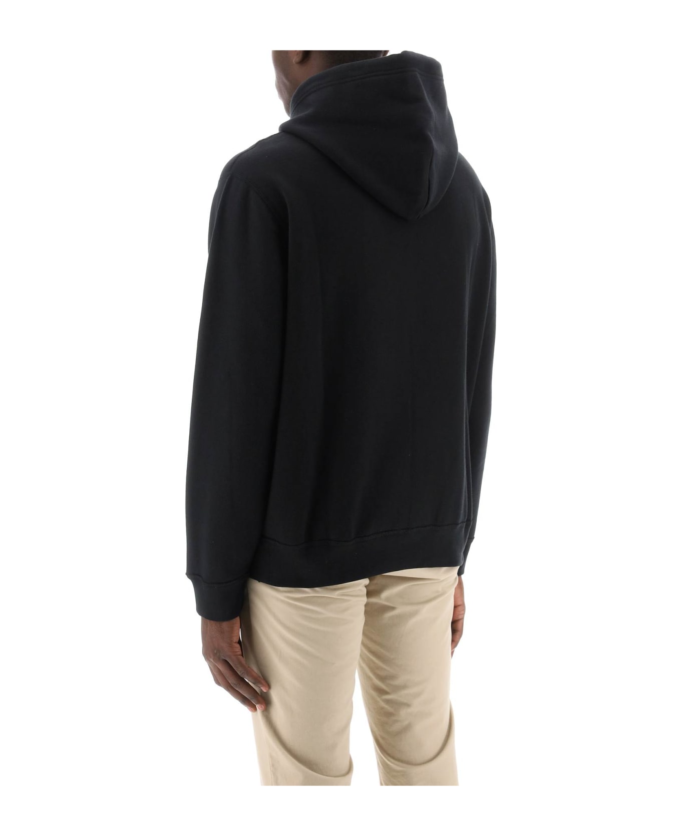 Polo Ralph Lauren Hoodie In Fleece-back Cotton - POLO BLACK (Black)