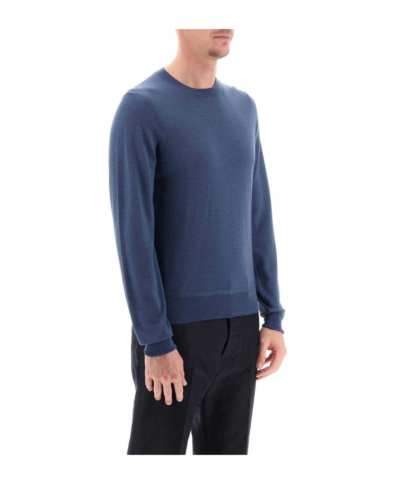 Tom Ford Light Silk-cashmere Sweater - ADMIRAL BLUE (Blue)