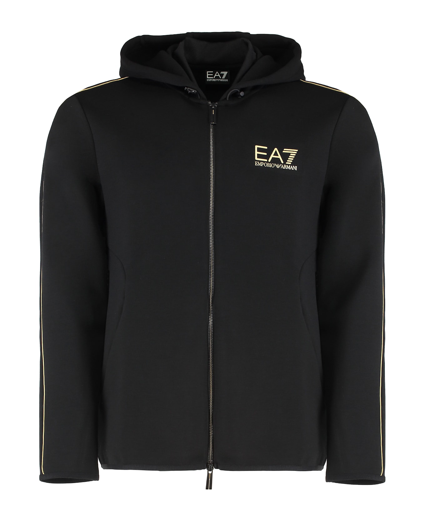 EA7 Full Zip Hoodie - black