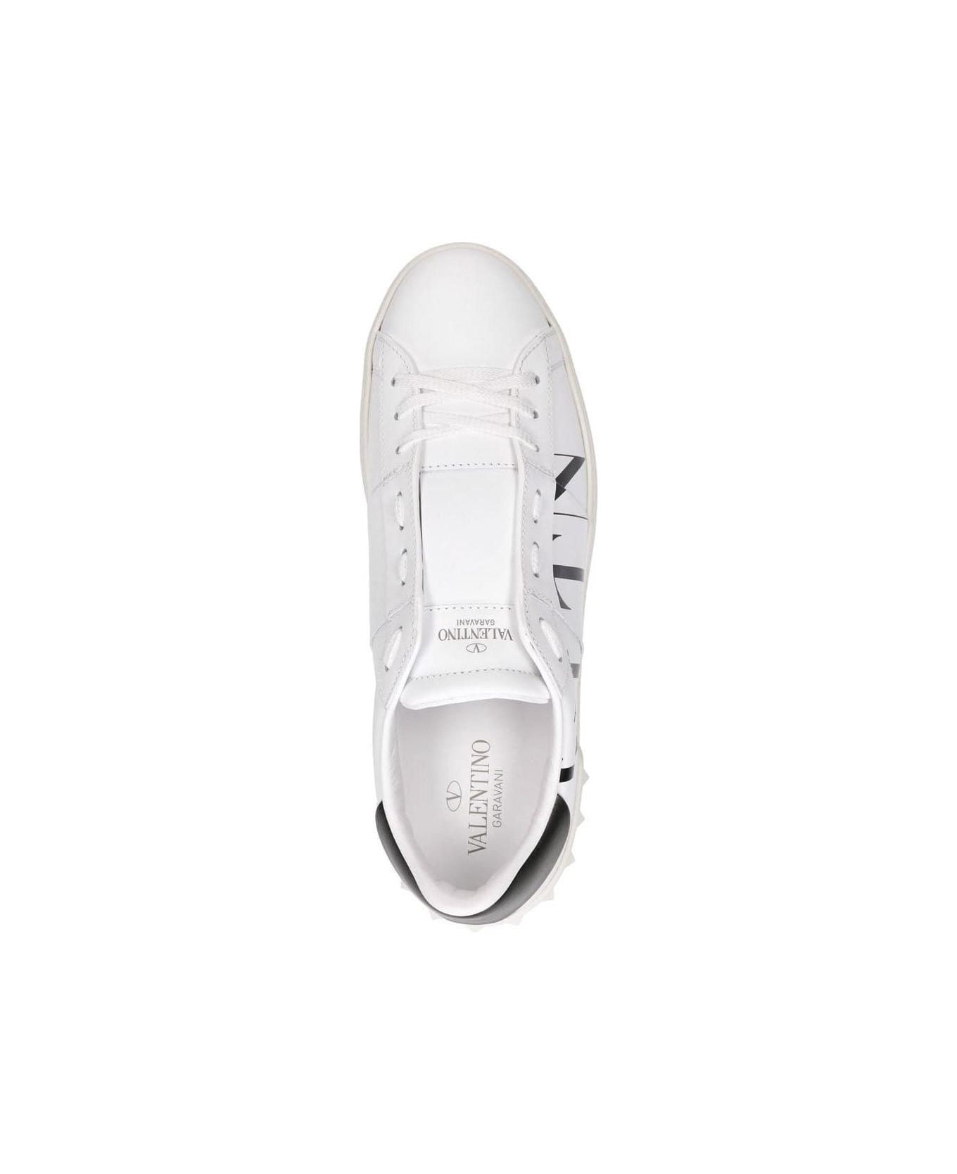 Valentino Garavani Vltn Open Lace-up Sneakers - White スニーカー