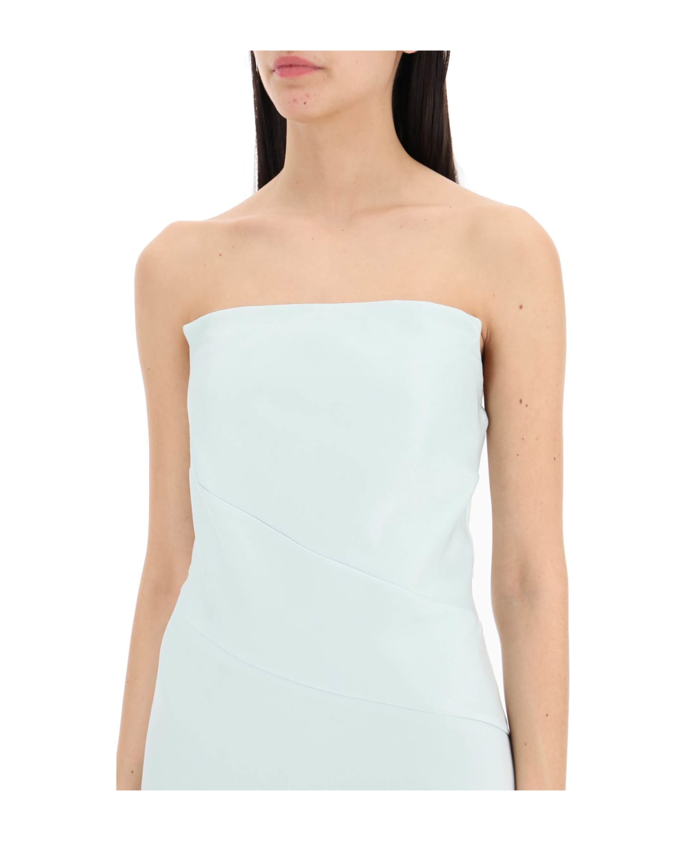 Roland Mouret Strapless Midi Dress Without - GREEN (Green)