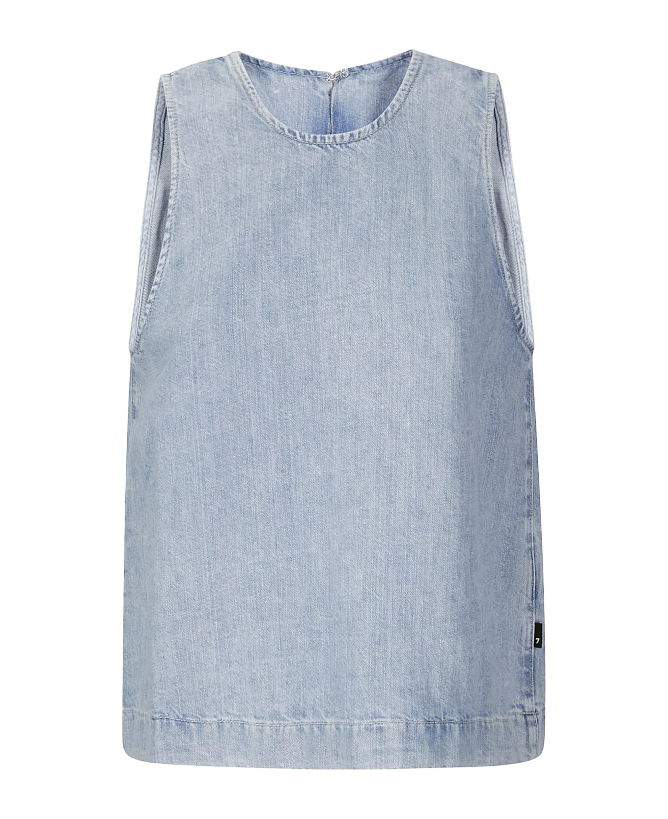 7 For All Mankind Sleeveless Top Kansas - Dark Blue