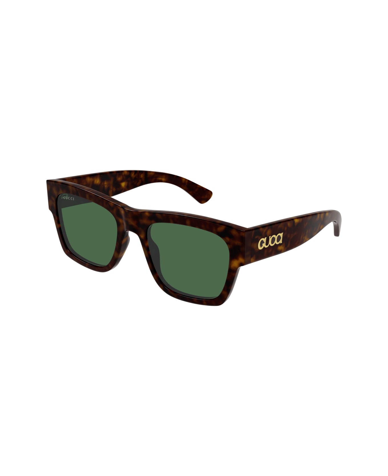 Gucci Eyewear Gucci Gg1793s Linea Name Of Brand 002 Havana Green Sunglasses - Marrone