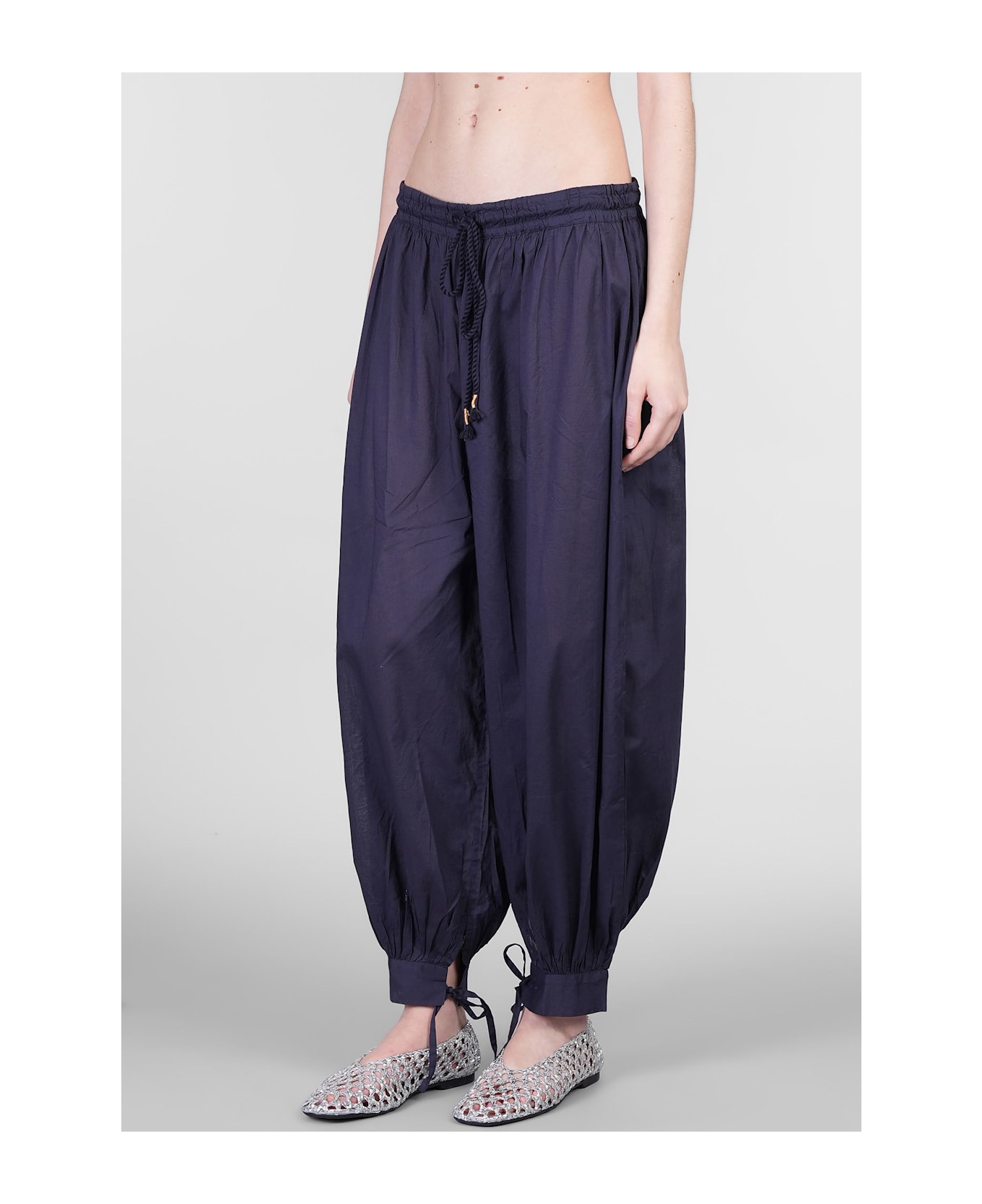 Antik Batik Mirabel Pants In Blue Cotton - blue
