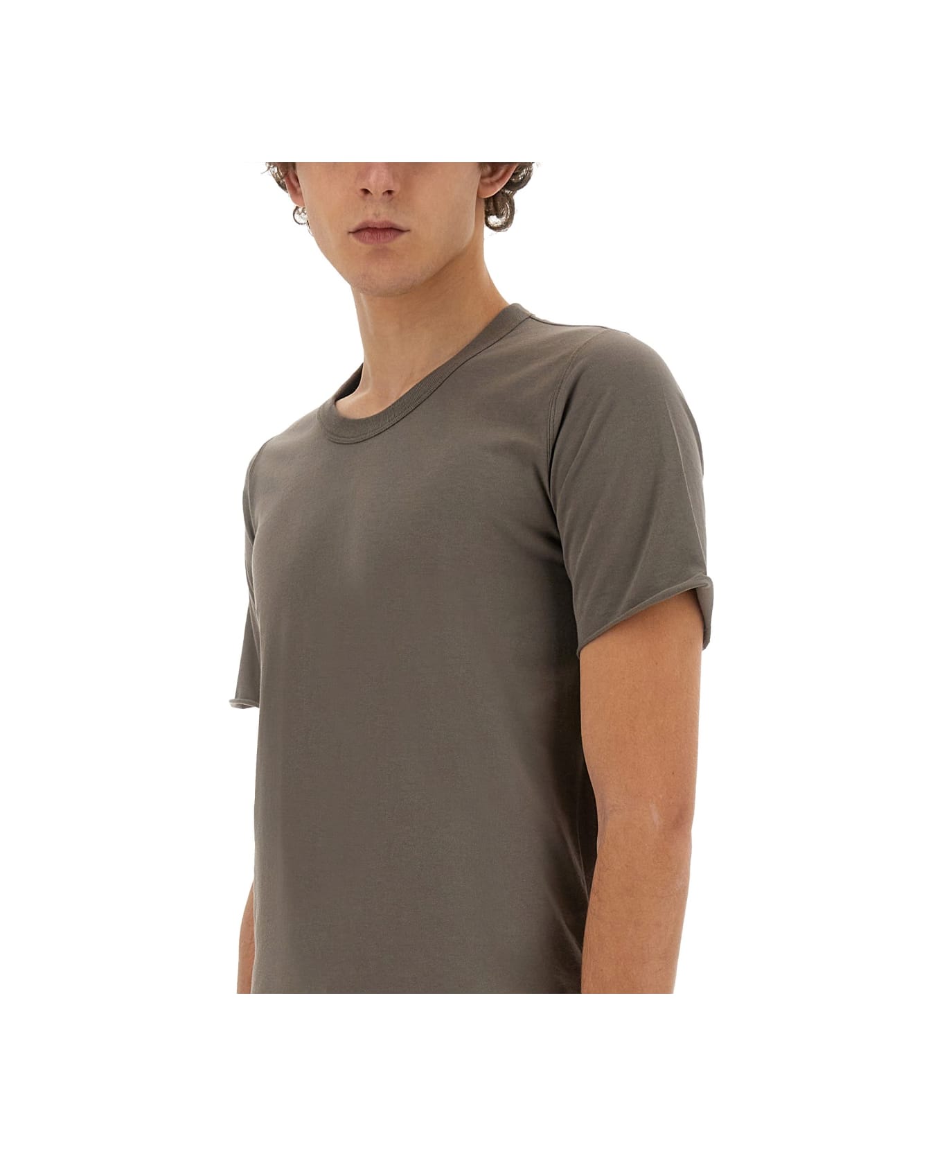 Rick Owens Basic T-shirt - BEIGE