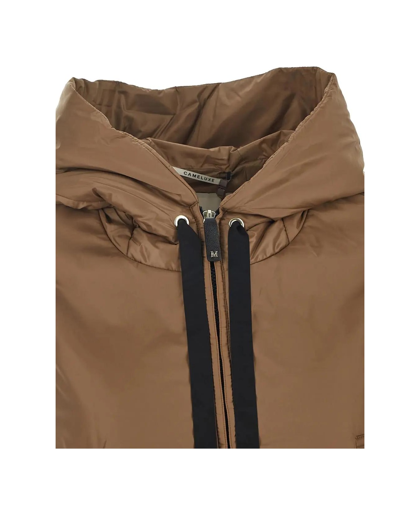 Max Mara The Cube Water-resistant Technical Canvas Gilet - Caramel