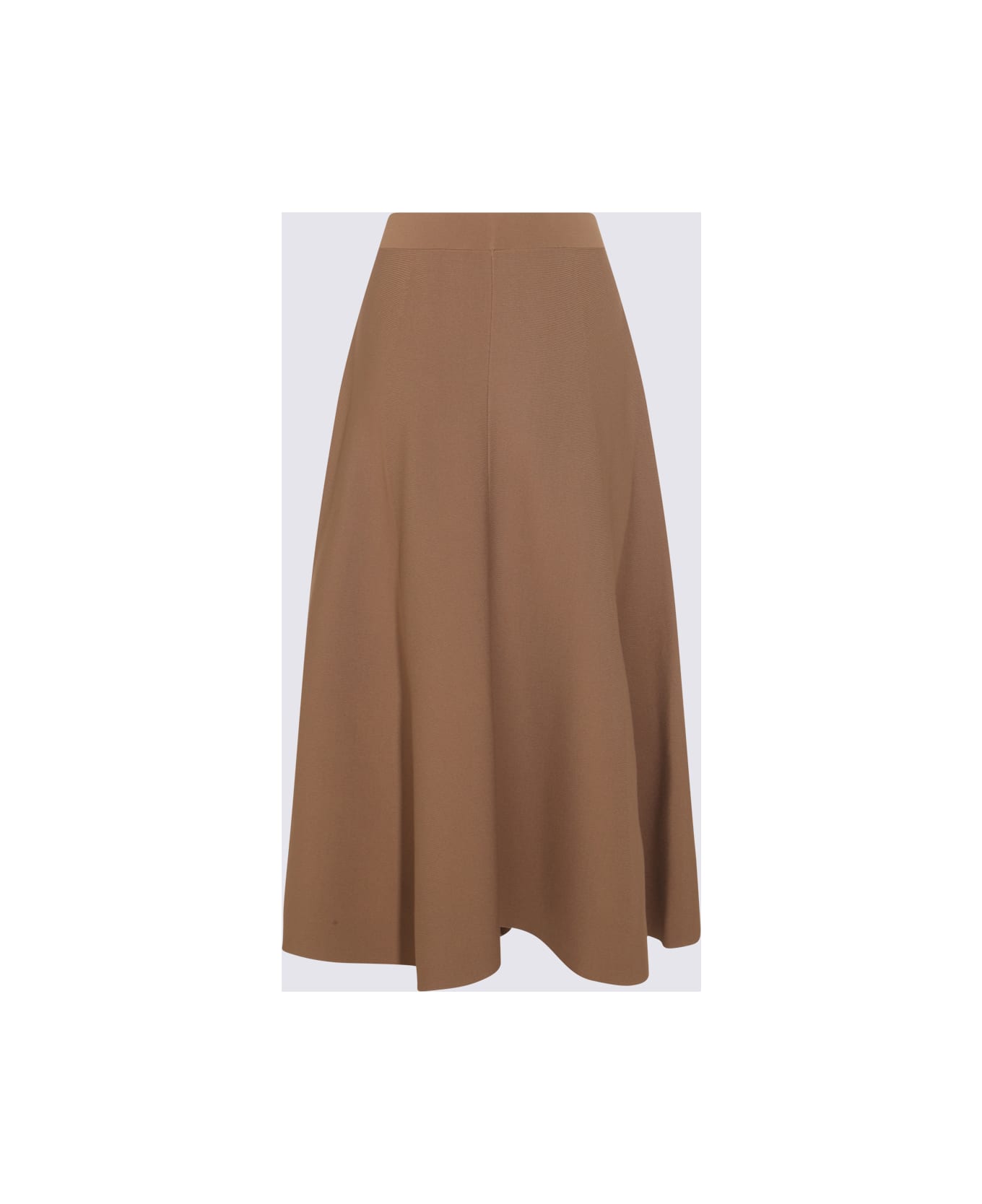 Max Mara Beige Lazio Midi Skirt - Brown スカート