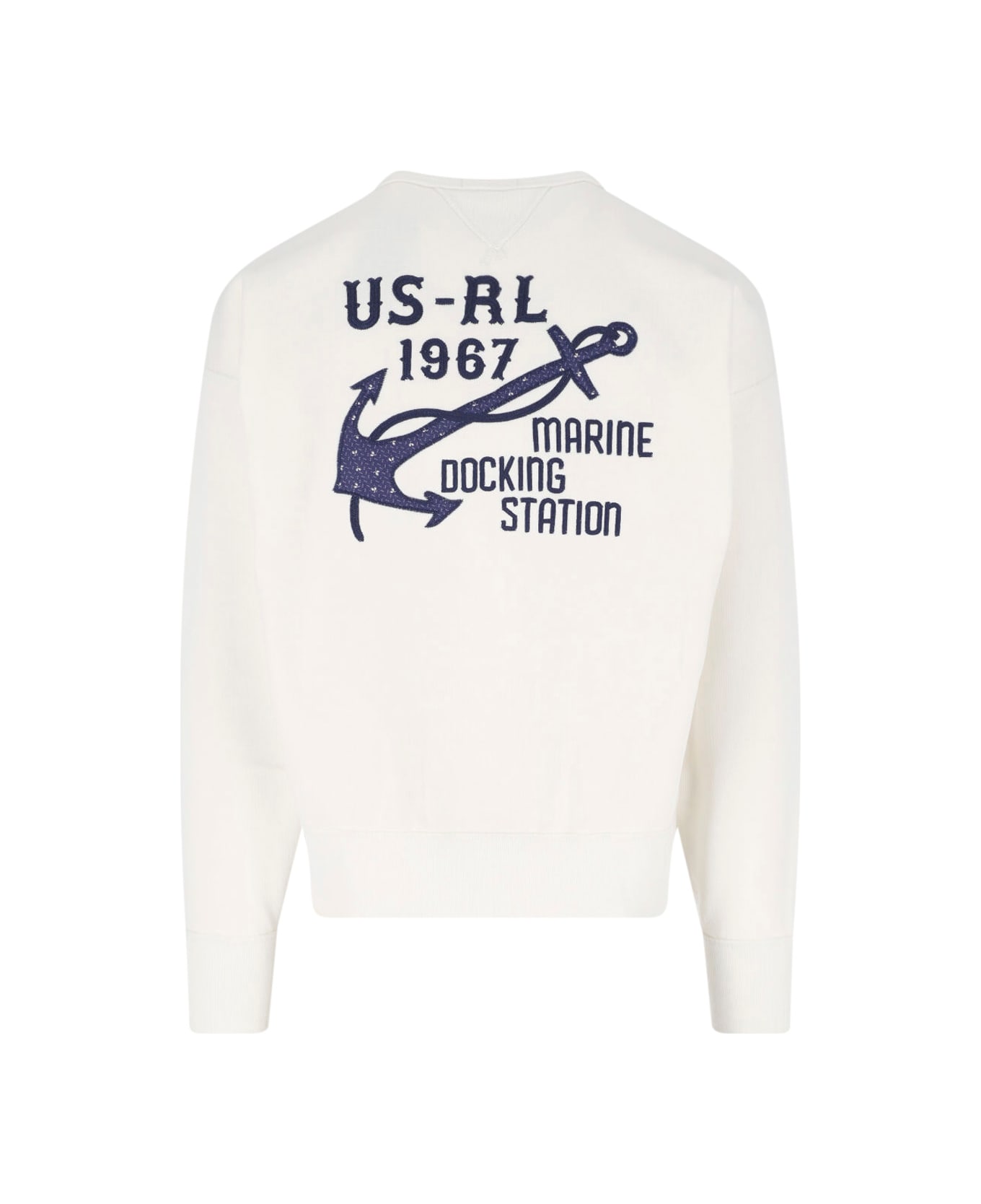 Polo Ralph Lauren Logo Crewneck Sweatshirt - White