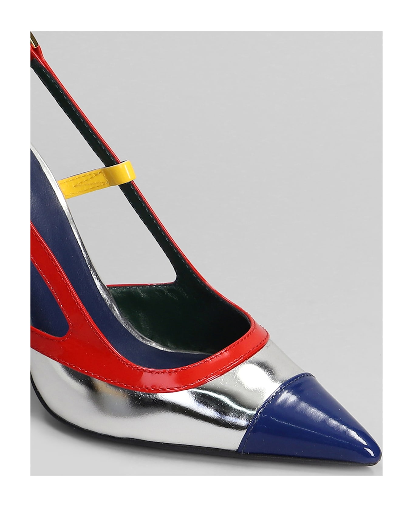 Casablanca Pumps In Multicolor Leather - multicolor
