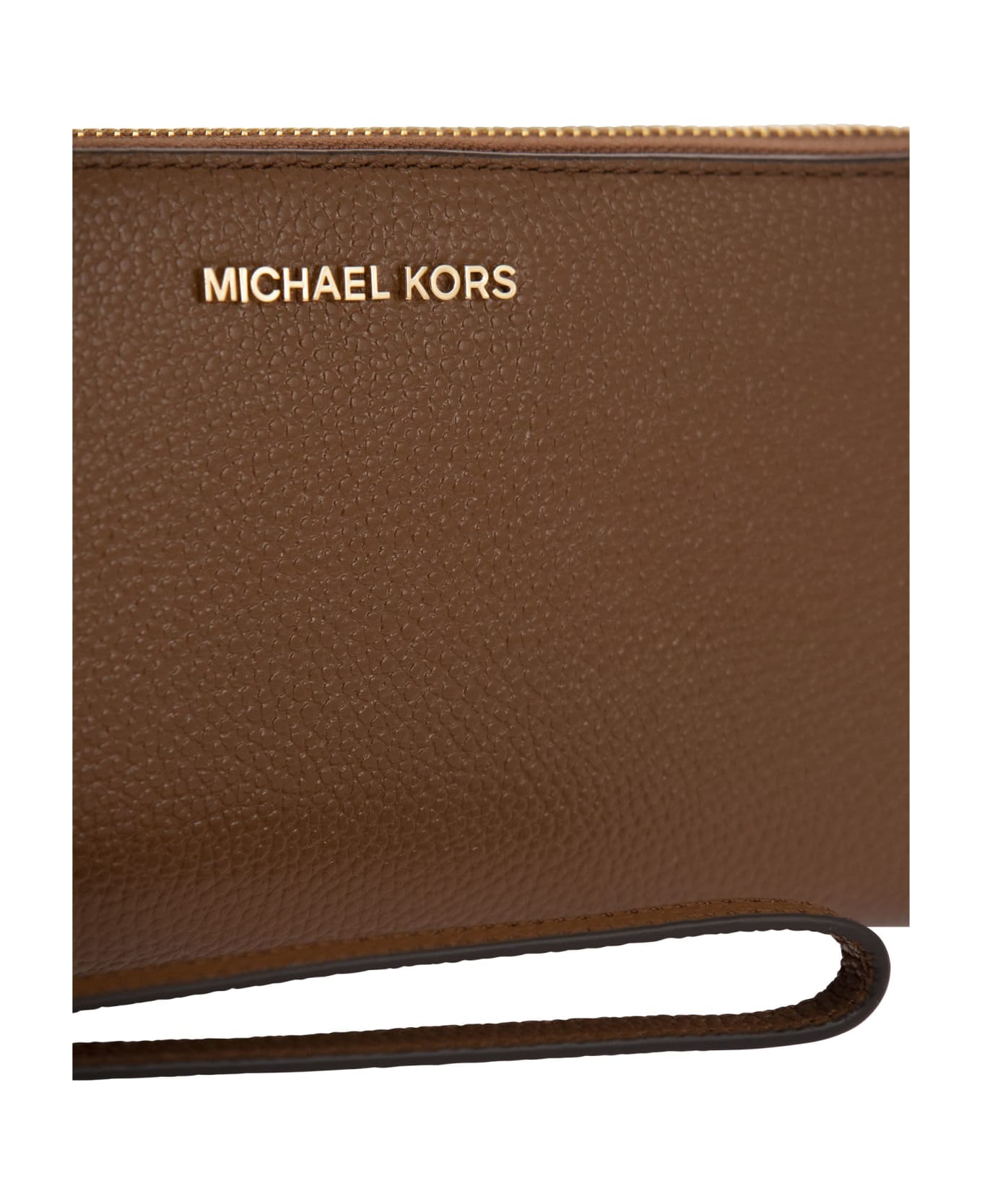 Michael Kors Jet Set - Grained Leather Wallet - Brown 財布