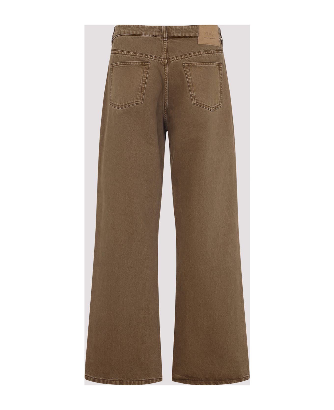 Ami Alexandre Mattiussi Large Fit Jeans - Hazelnut