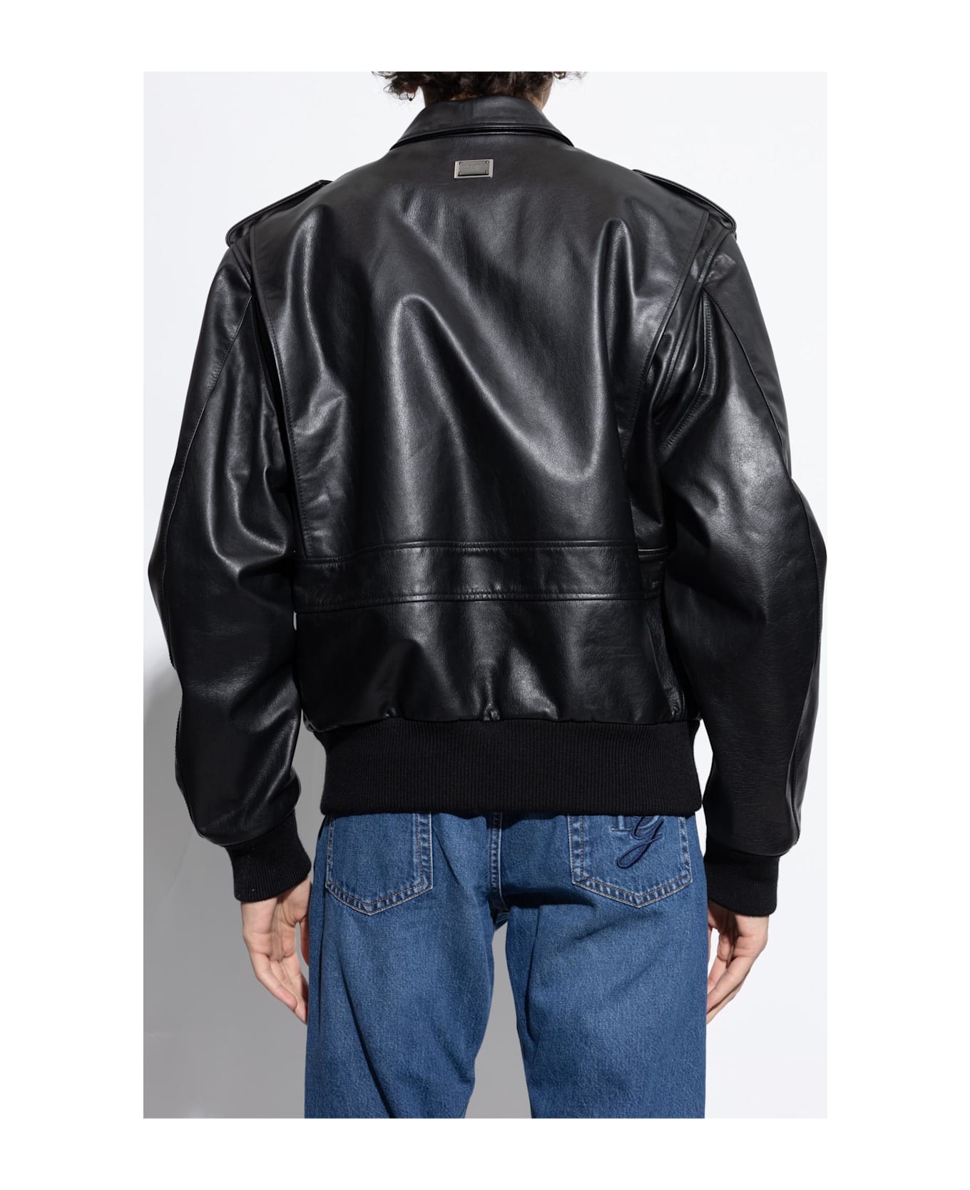 Dolce & Gabbana Leather Jacket - NERO
