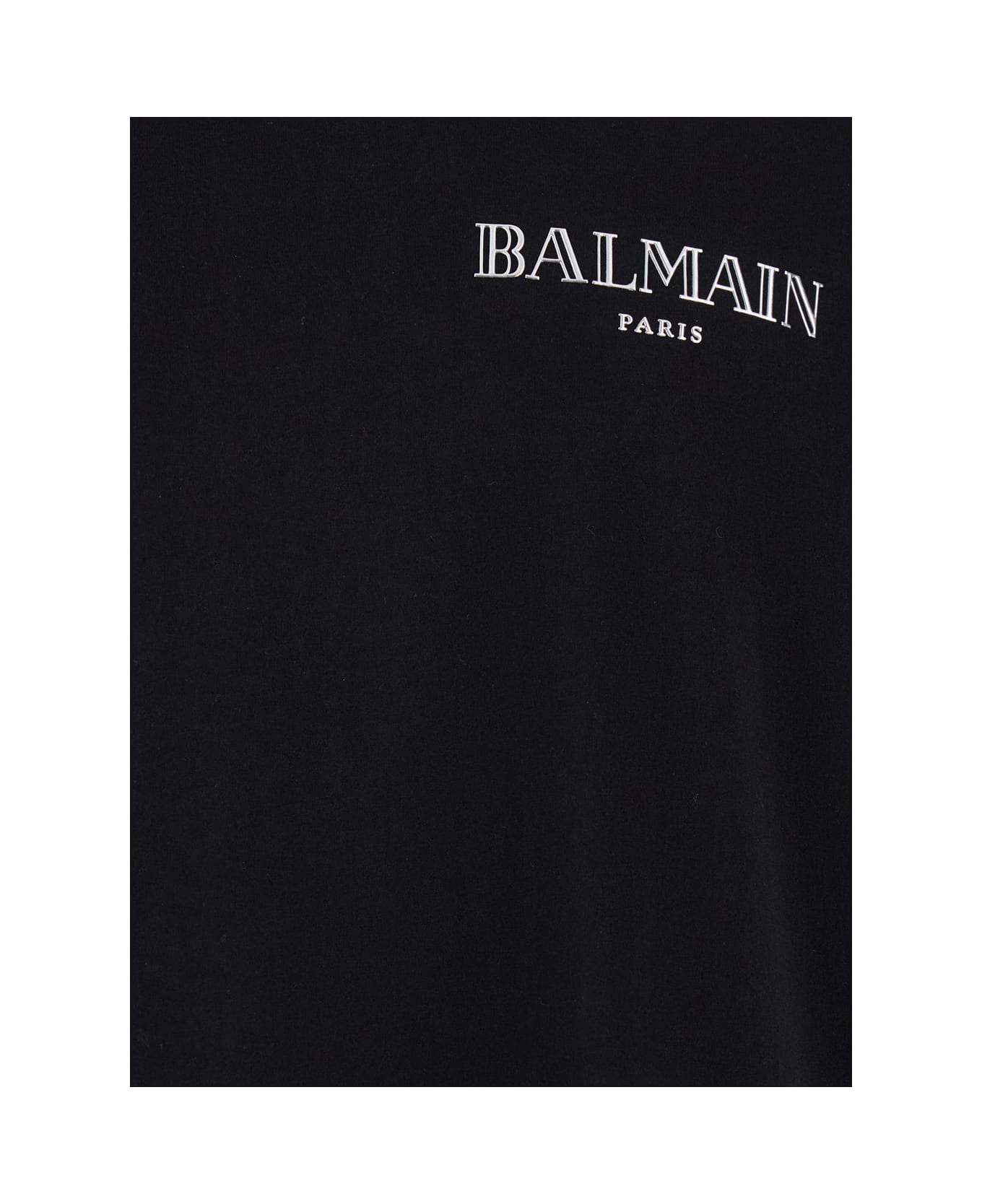 Balmain Silver Balmain Vintage T-shirt - Classic Fit - Black