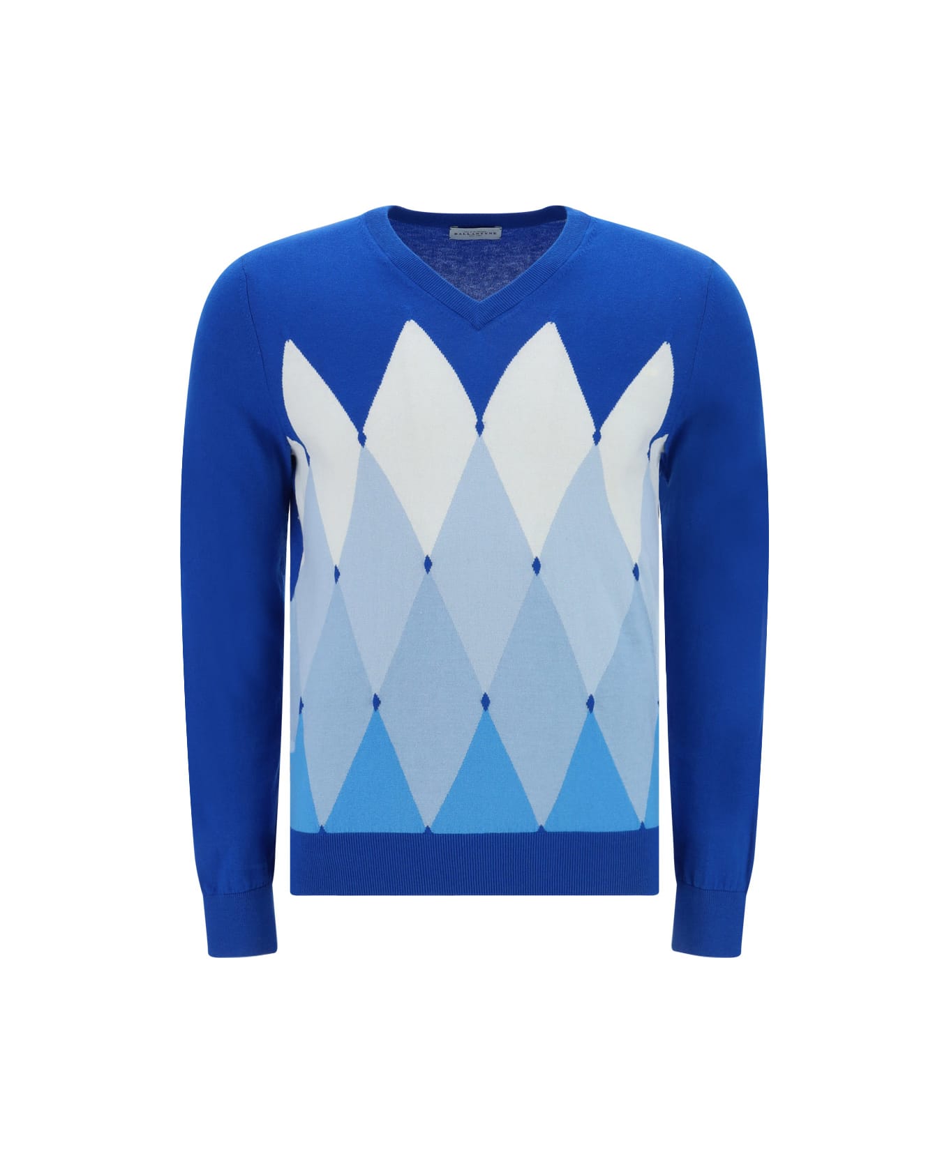 Ballantyne Sweater - Blu China/ischia/light Blu