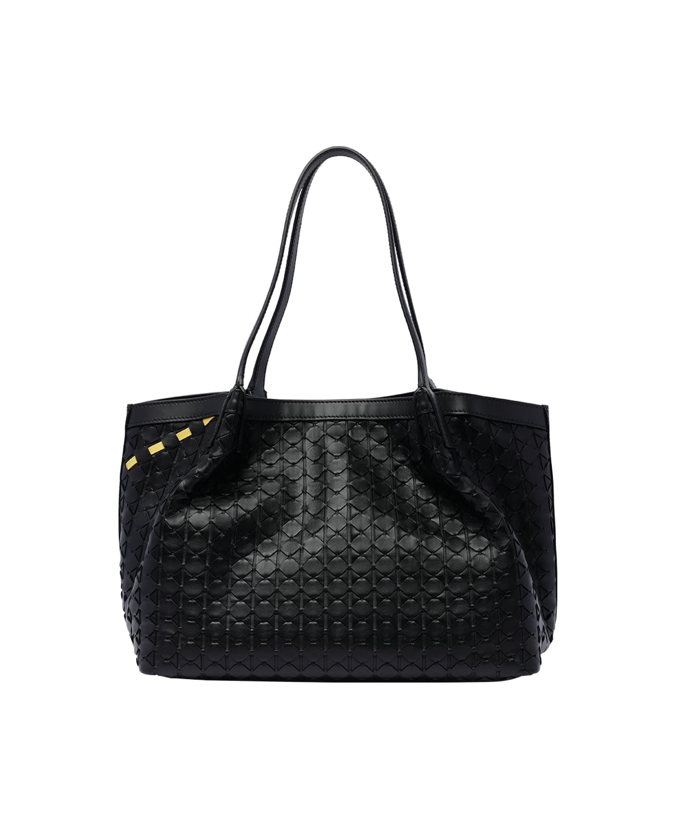 Serapian Small Secret Bag Mosaico - Black