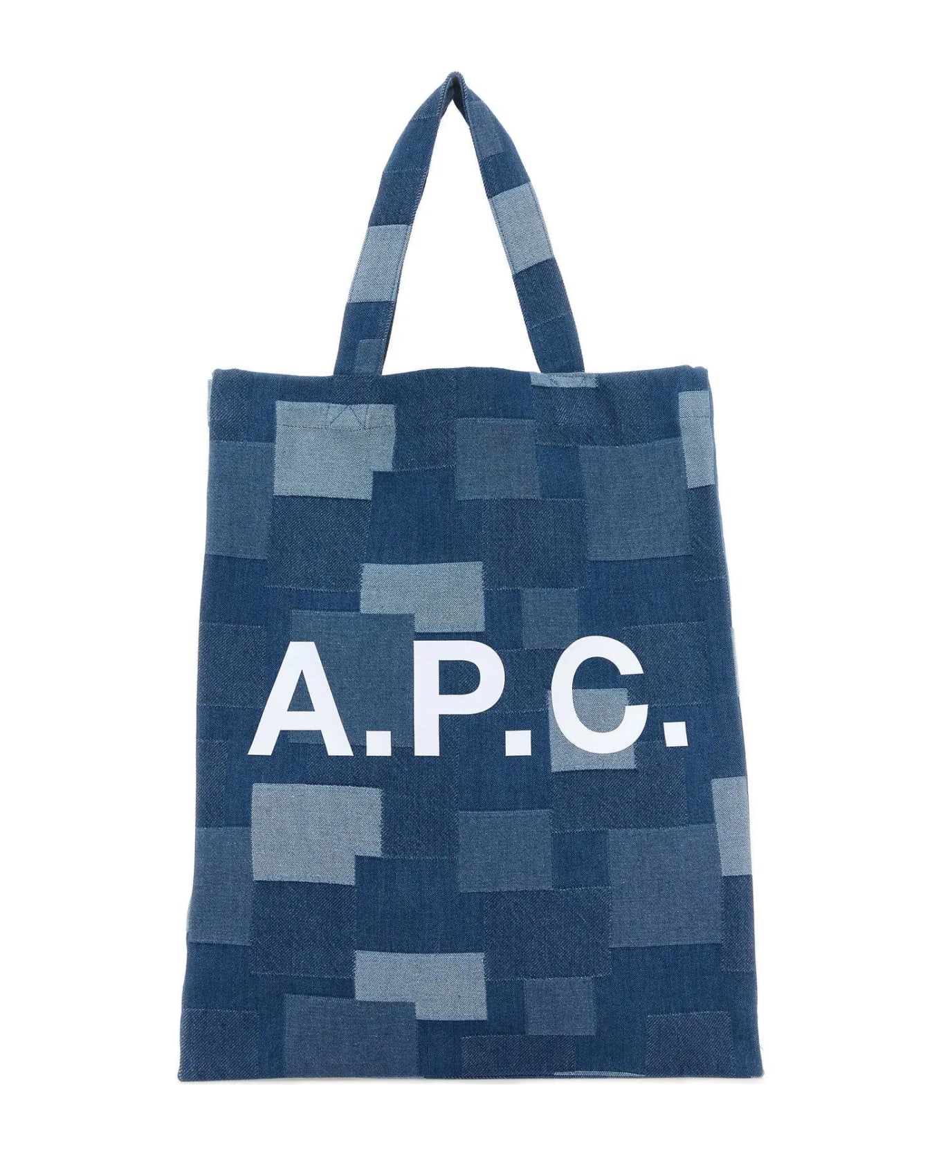 A.P.C. Lou Shopping Bag - Blu