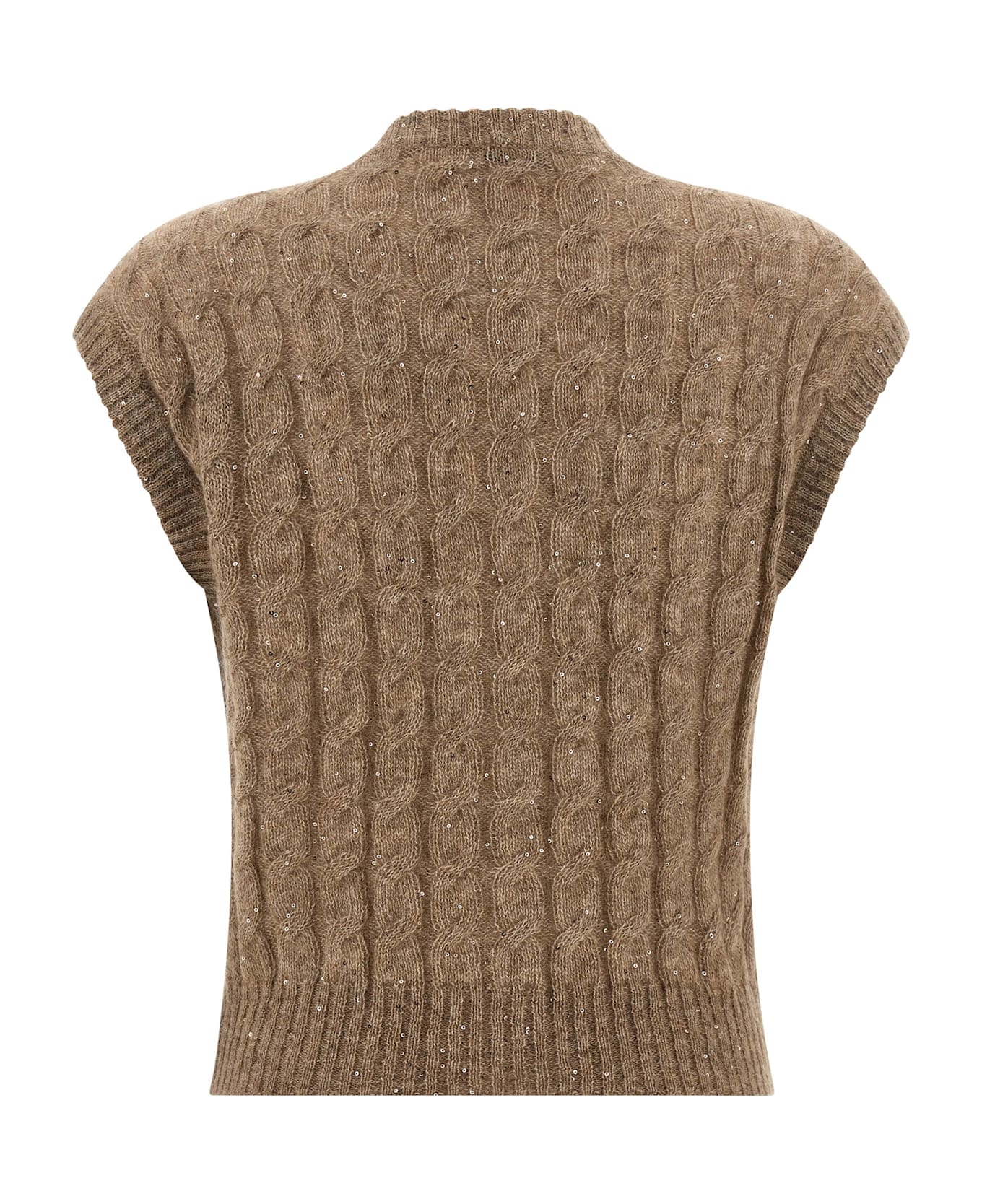 Brunello Cucinelli Knit Vest - Brown